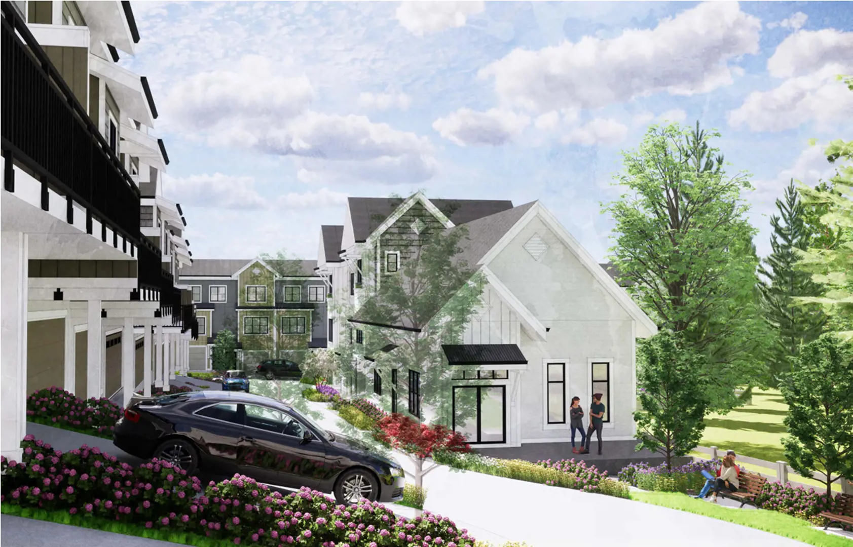 9327 173A Street Townhomes, Surrey. Artist’s rendering.