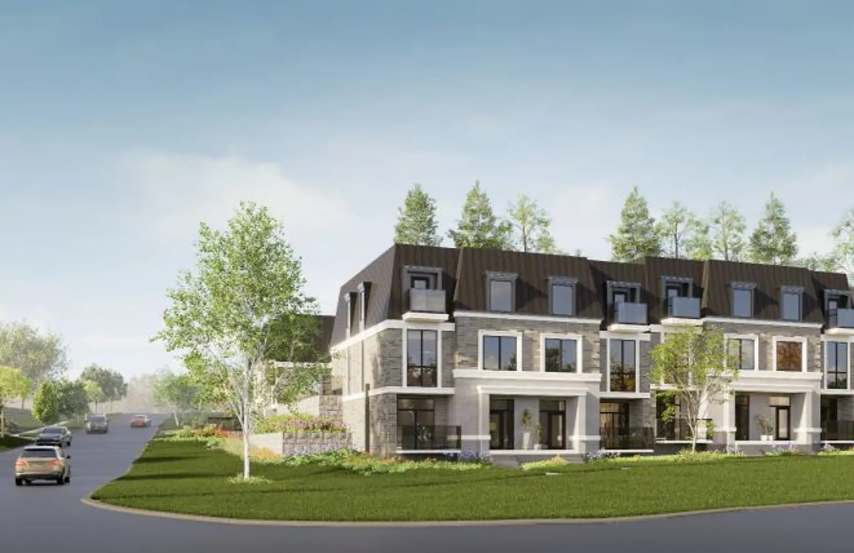 986 & 987 Cherrygrove Drive Townhomes, London. Artist’s rendering.