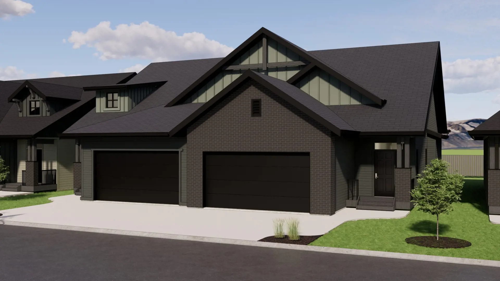 Acadia Villas at Cooper's Crossing, Airdrie. Artist’s rendering.