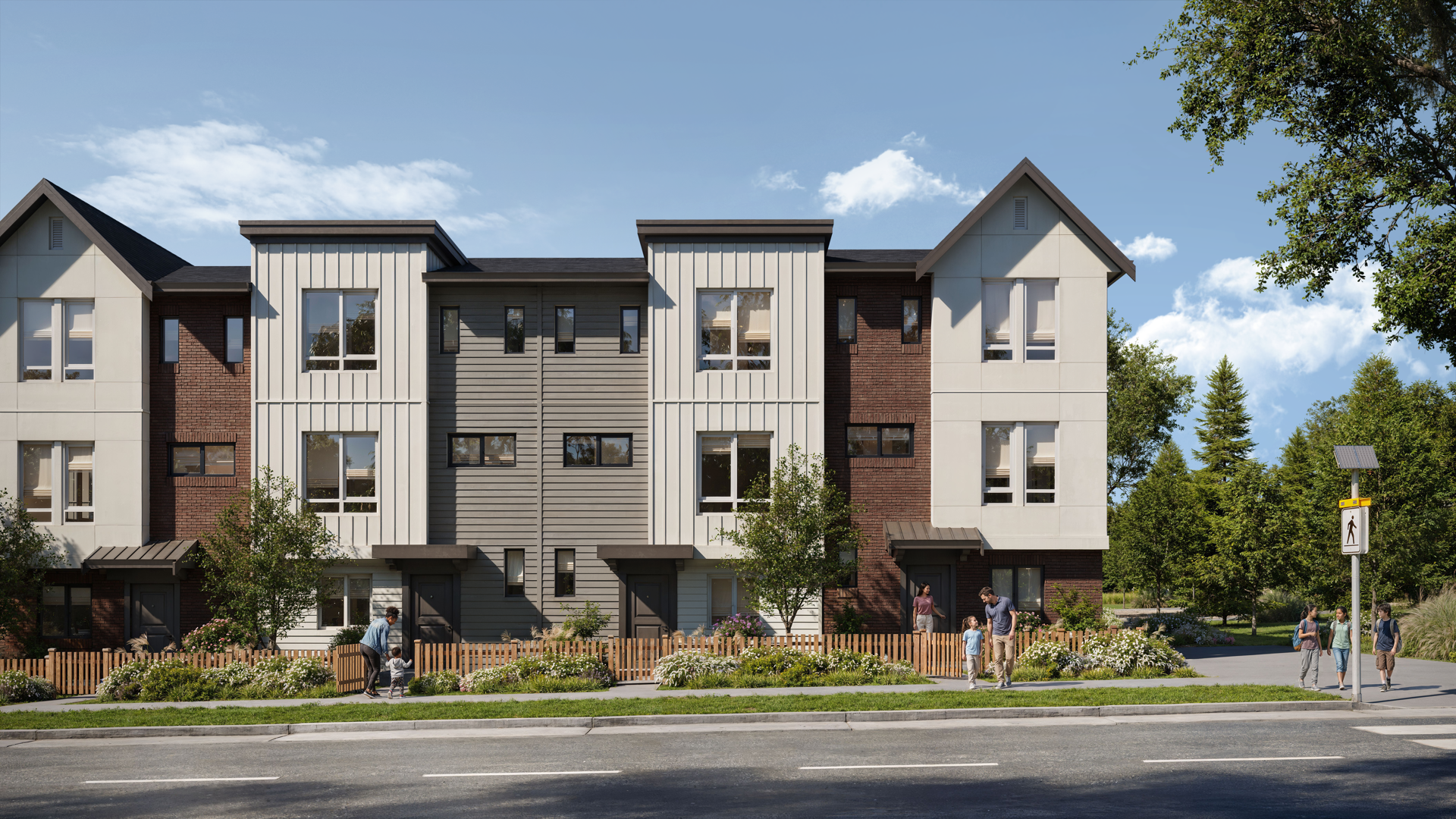 Acres Row, Surrey. Artist’s rendering.