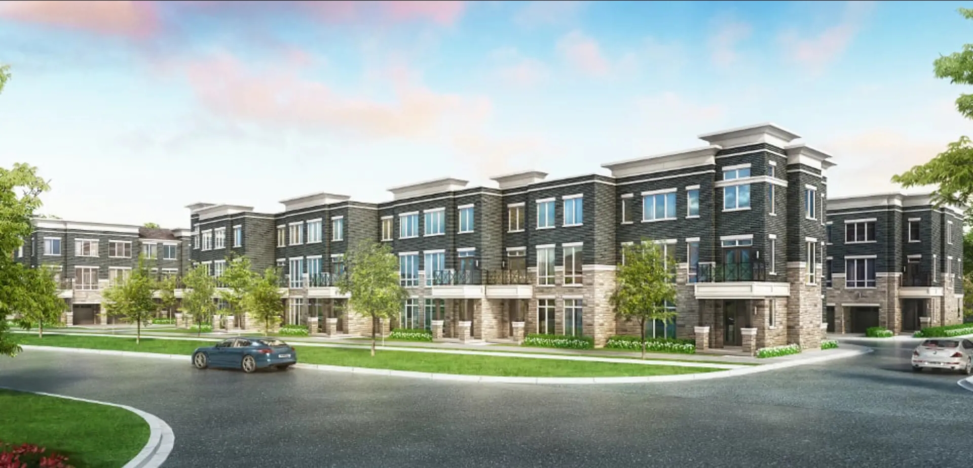 Ajax Meadows Towns, Ajax. Artist’s rendering.