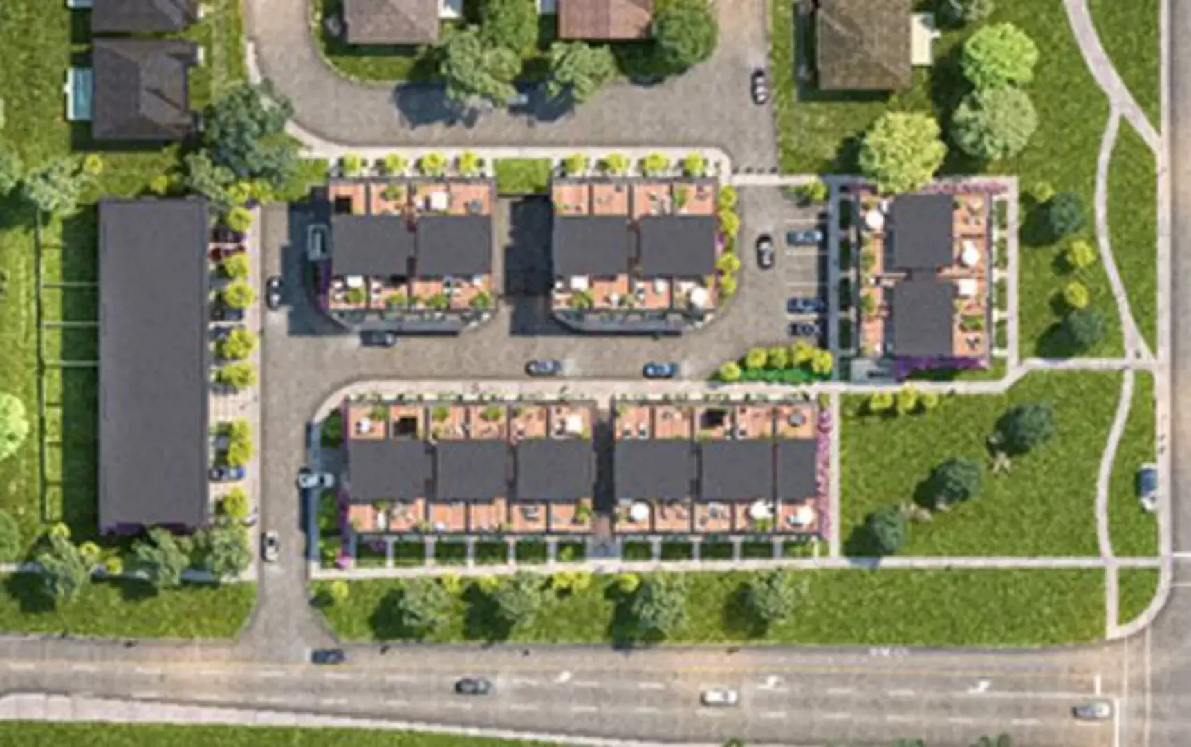 Ajax Taunton -Townhomes, Ajax. Artist’s rendering.