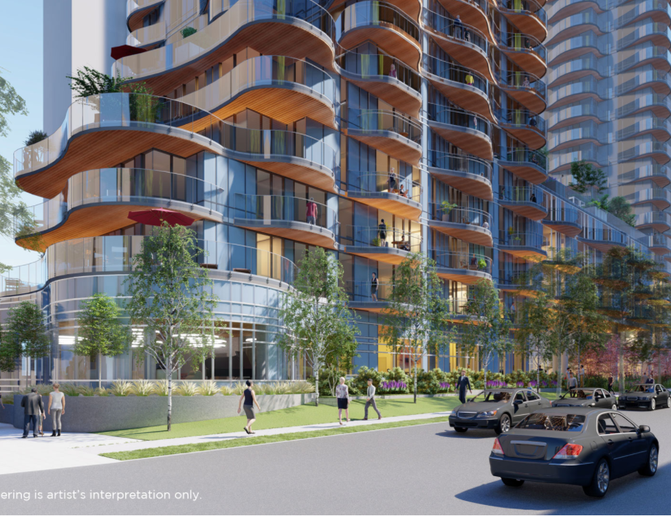 Alberni at Cardero Condos, Vancouver. Artist’s rendering.