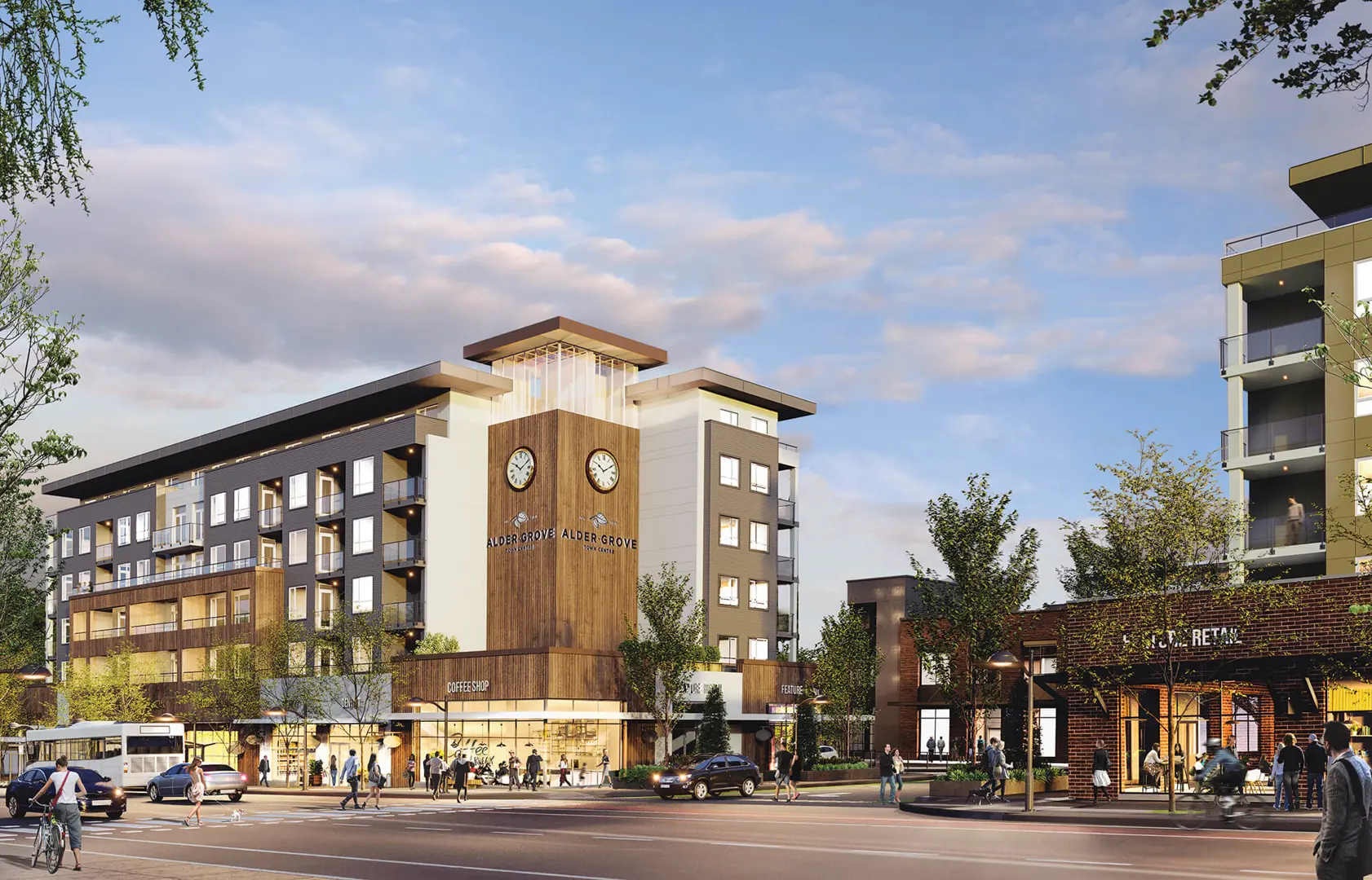Aldergrove Town Centre rendering