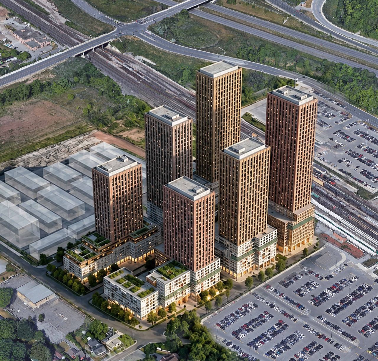 Aldershot Transit Oriented Community rendering 3