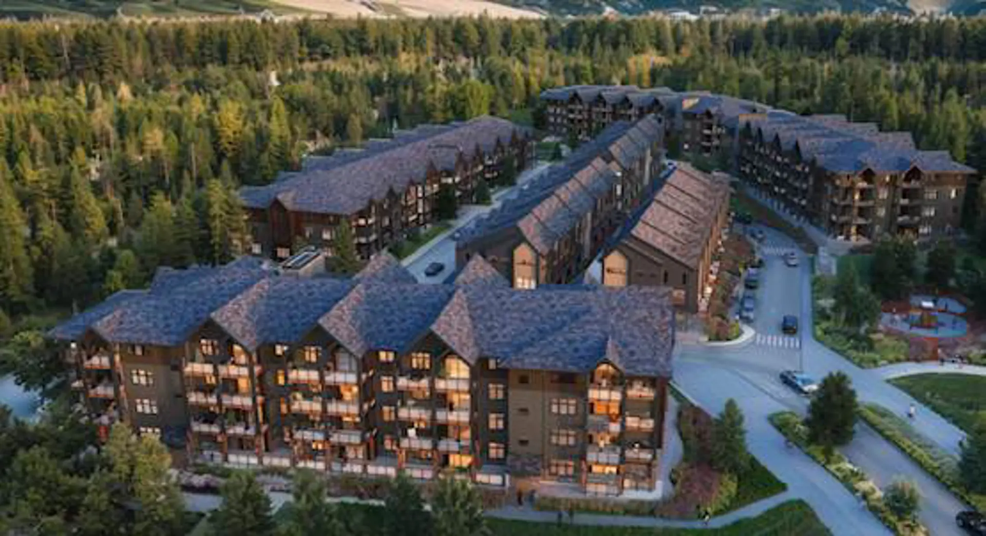 Altitude at Three Sisters Mountain Village - Towns, Canmore. Artist’s rendering.
