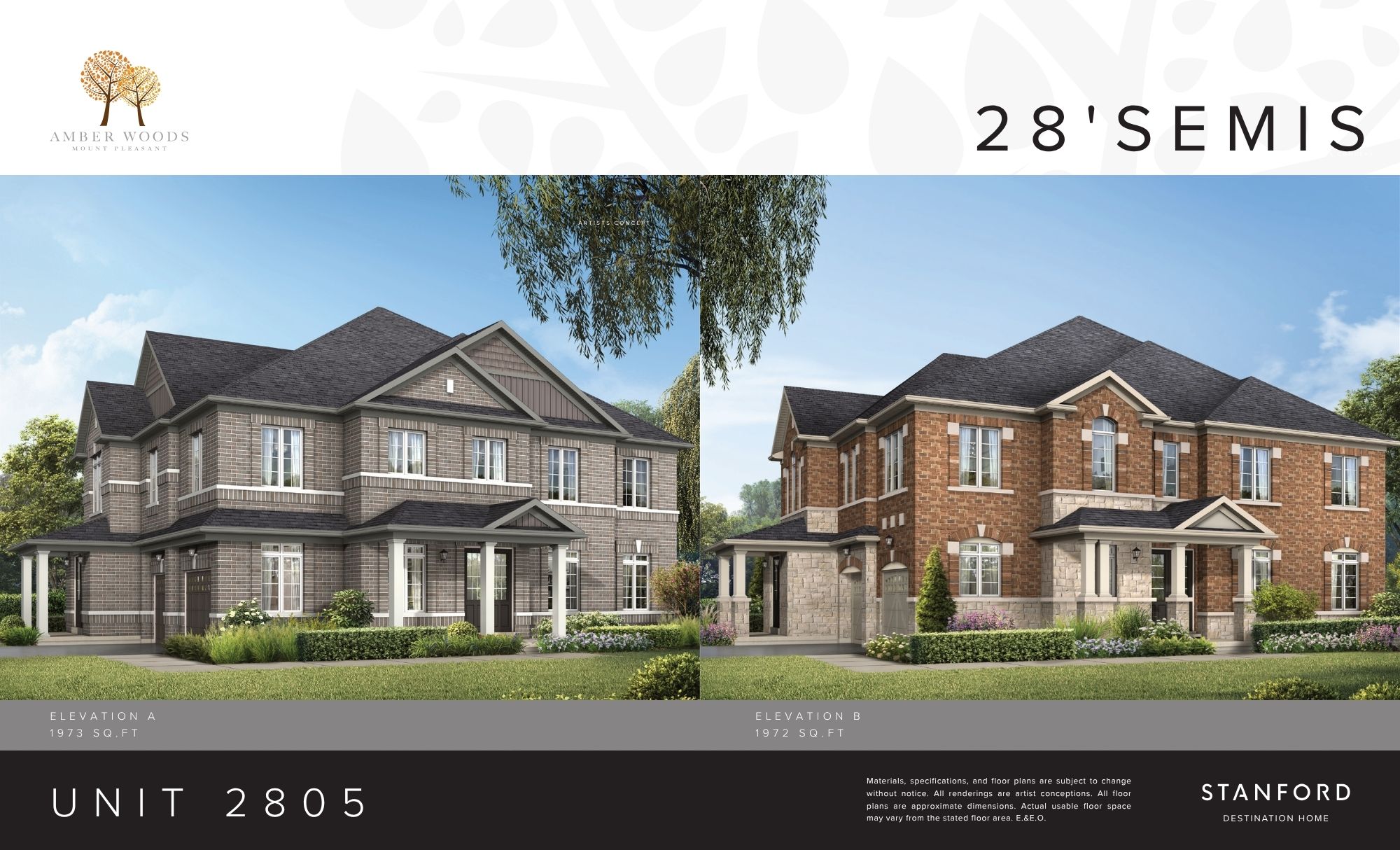 Unit 2805 CNR - Elev. B plan preview