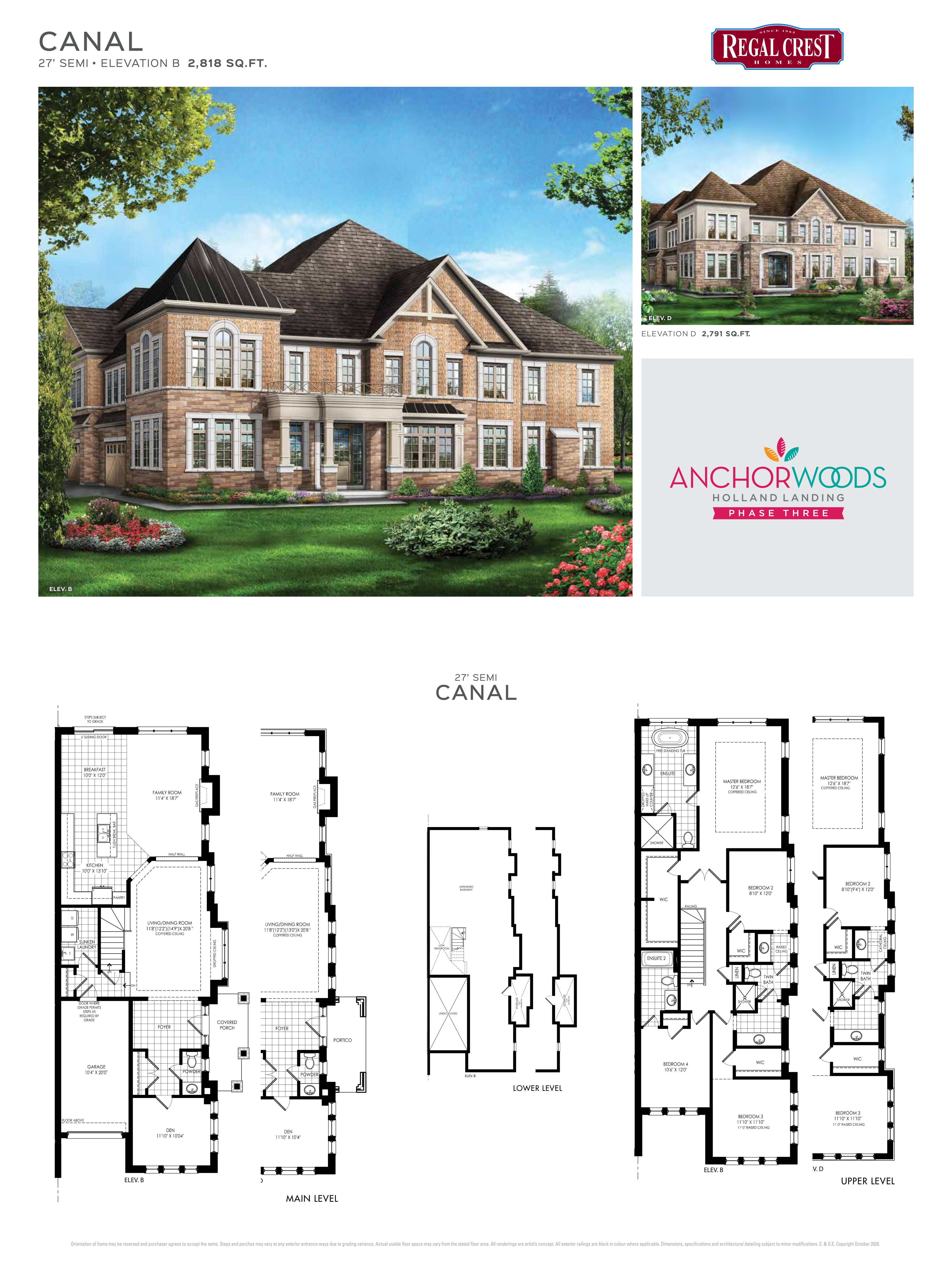 Canal B floor plan