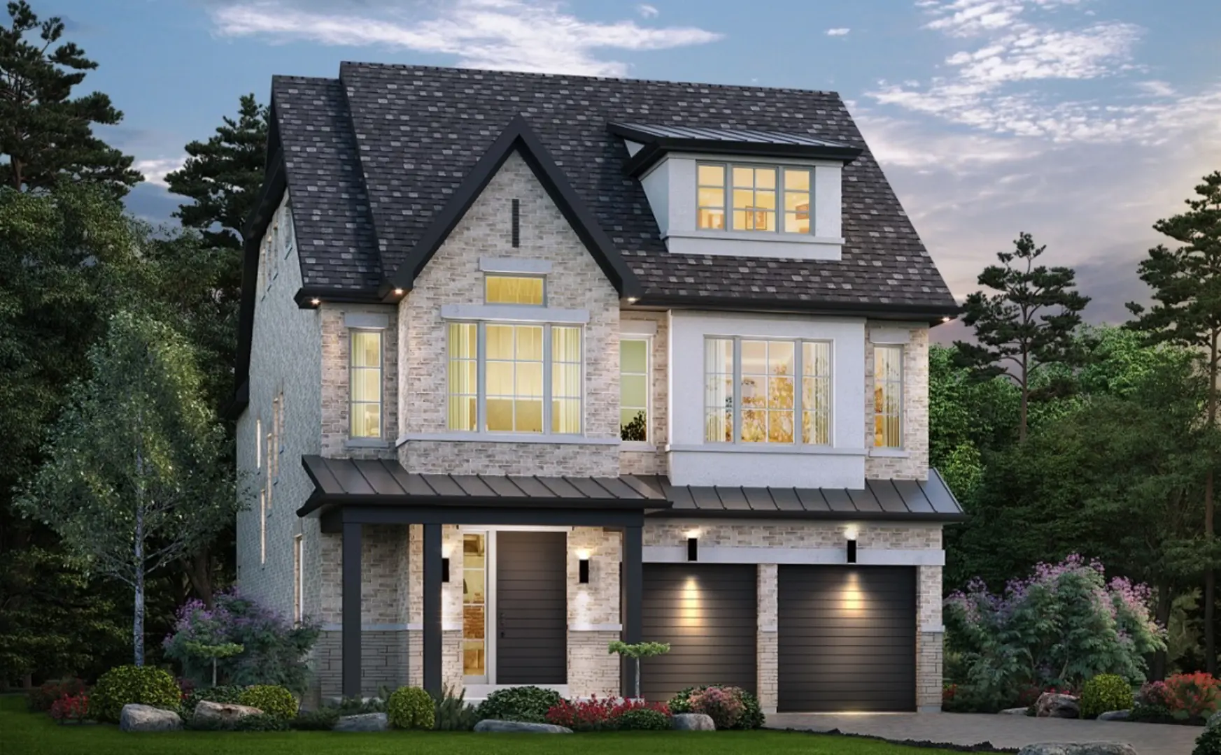 Angus Glen South Village Phase 1B - Single Family Homes, Markham. Artist’s rendering.