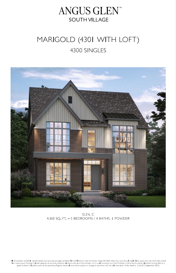 Marigold - Elev. C with Loft floor plan