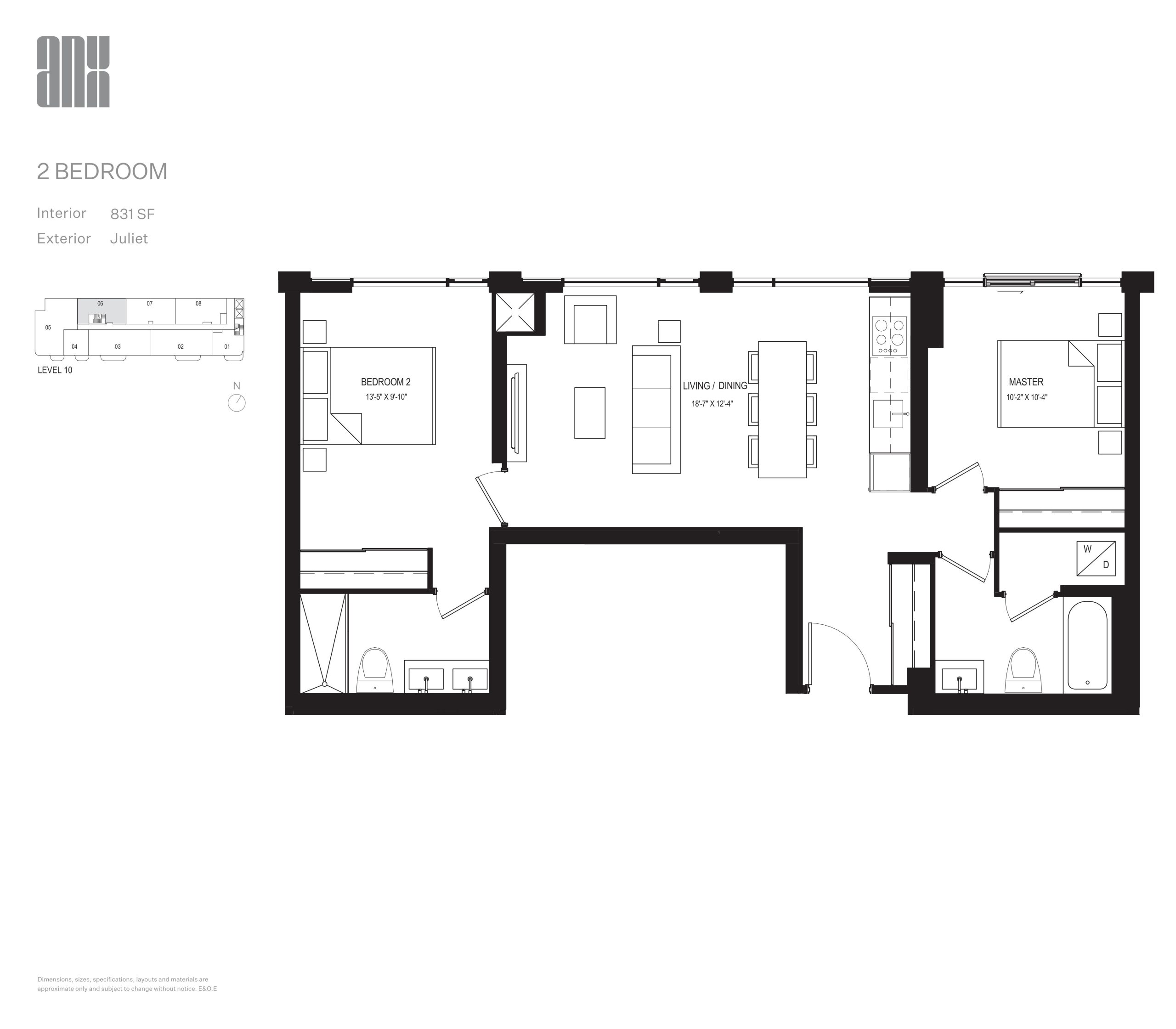 831 SF plan preview