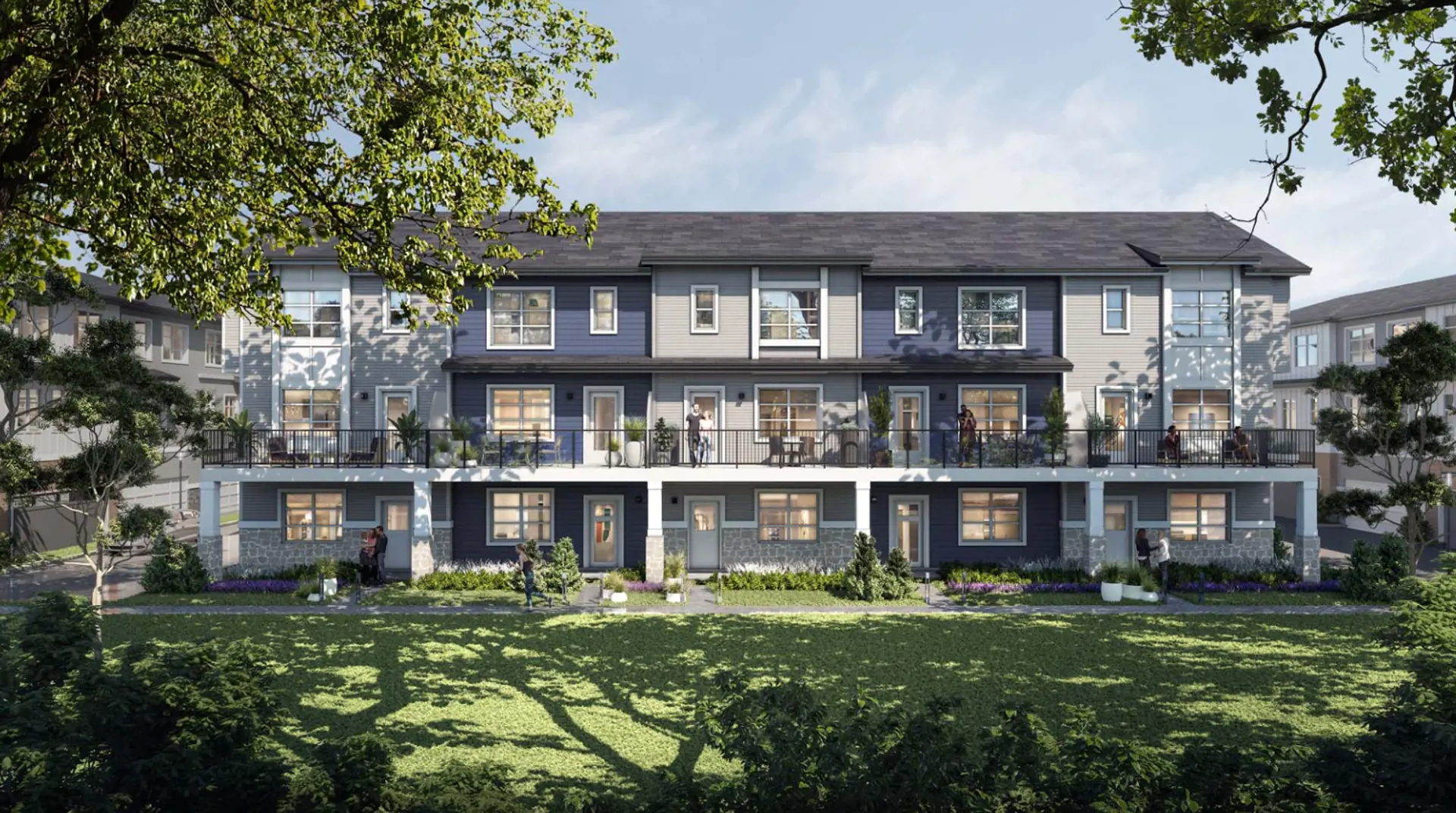 Arabella Townhomes, Rocky View. Artist’s rendering.