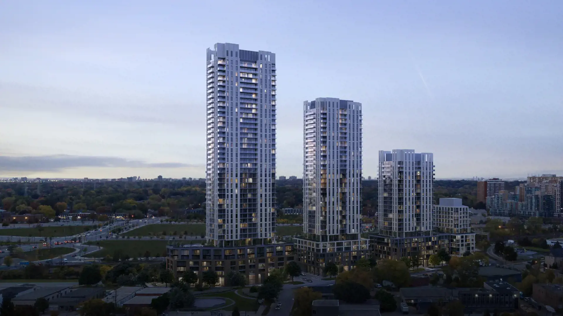 Arcadia District - Towers A and B, Toronto. Artist’s rendering.