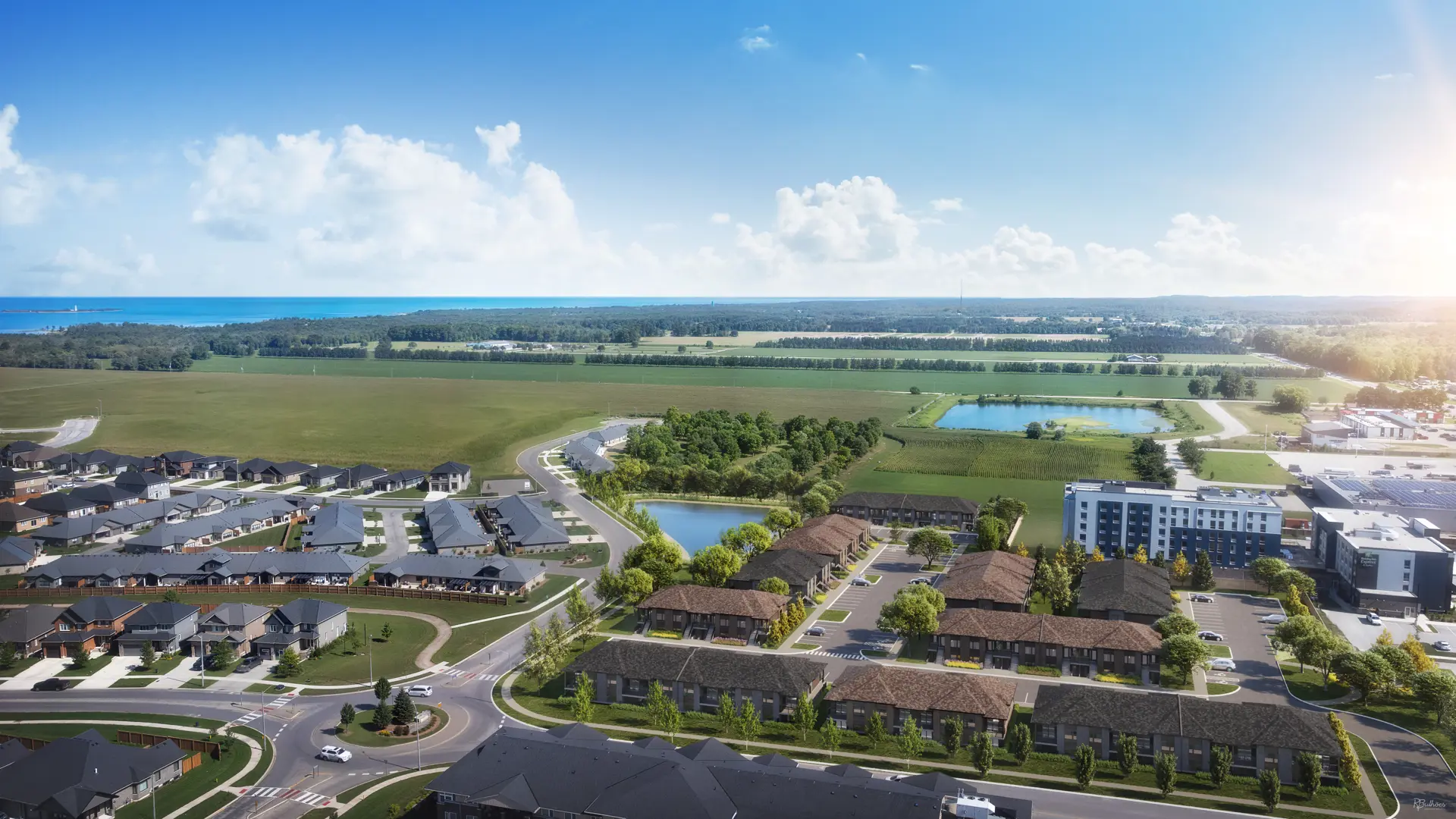 August Port Elgin, Port Elgin. Artist’s rendering.