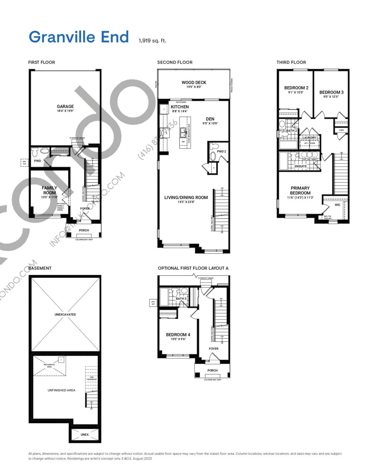 Granville End plan preview