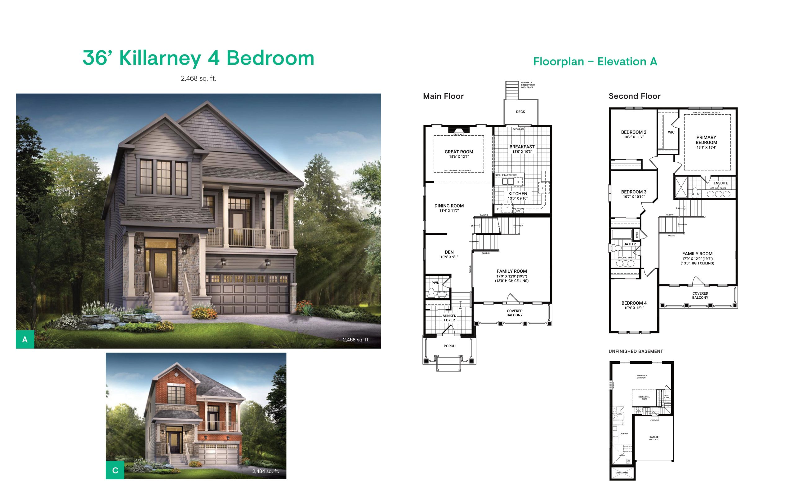 Killarney 4 Bedroom plan preview
