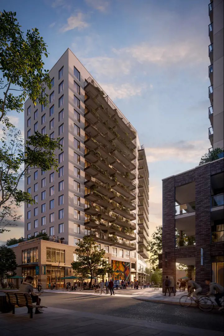 Baker District Condos rendering 2