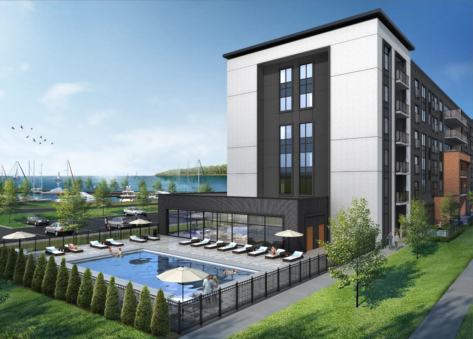 Bay Port Resort, Midland. Artist’s rendering.
