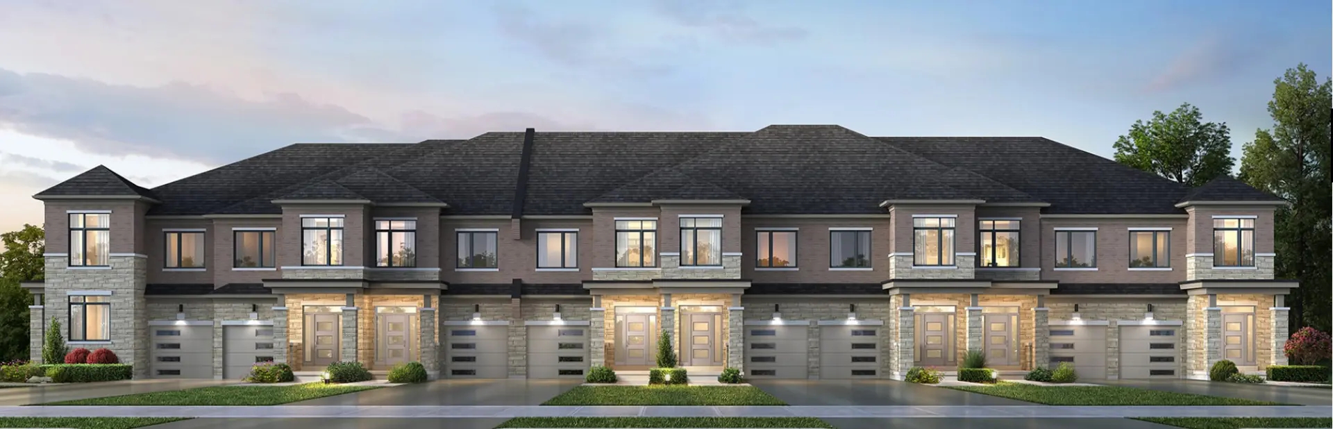 Bayview Heights Towns, Richmond Hill. Artist’s rendering.