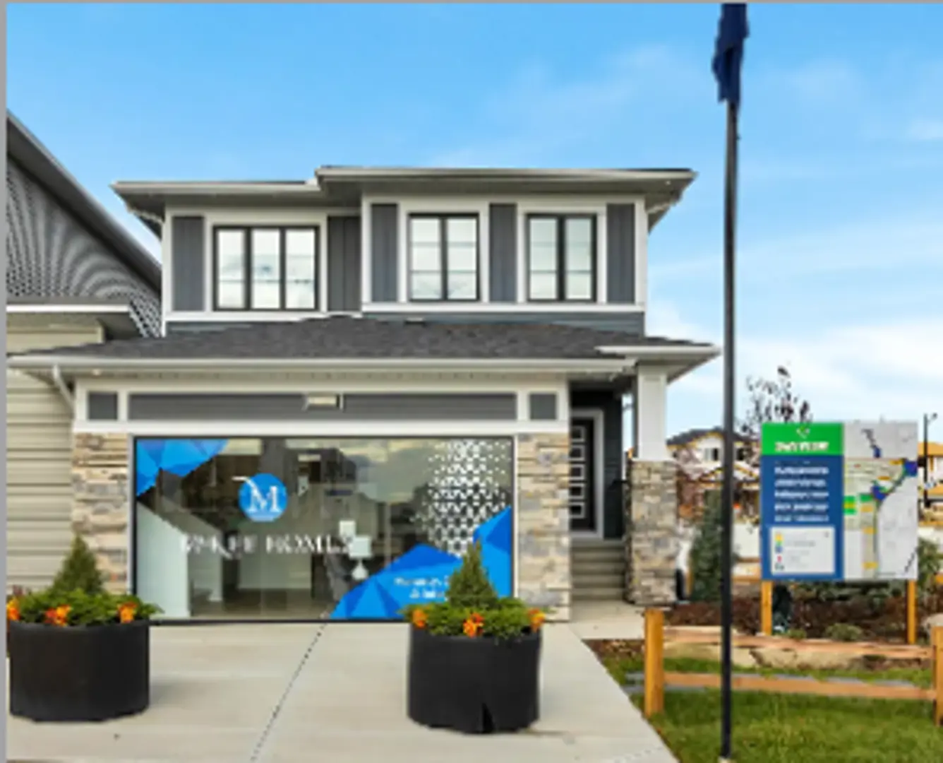 Bayview - Single-Family Homes, Airdrie. Artist’s rendering.