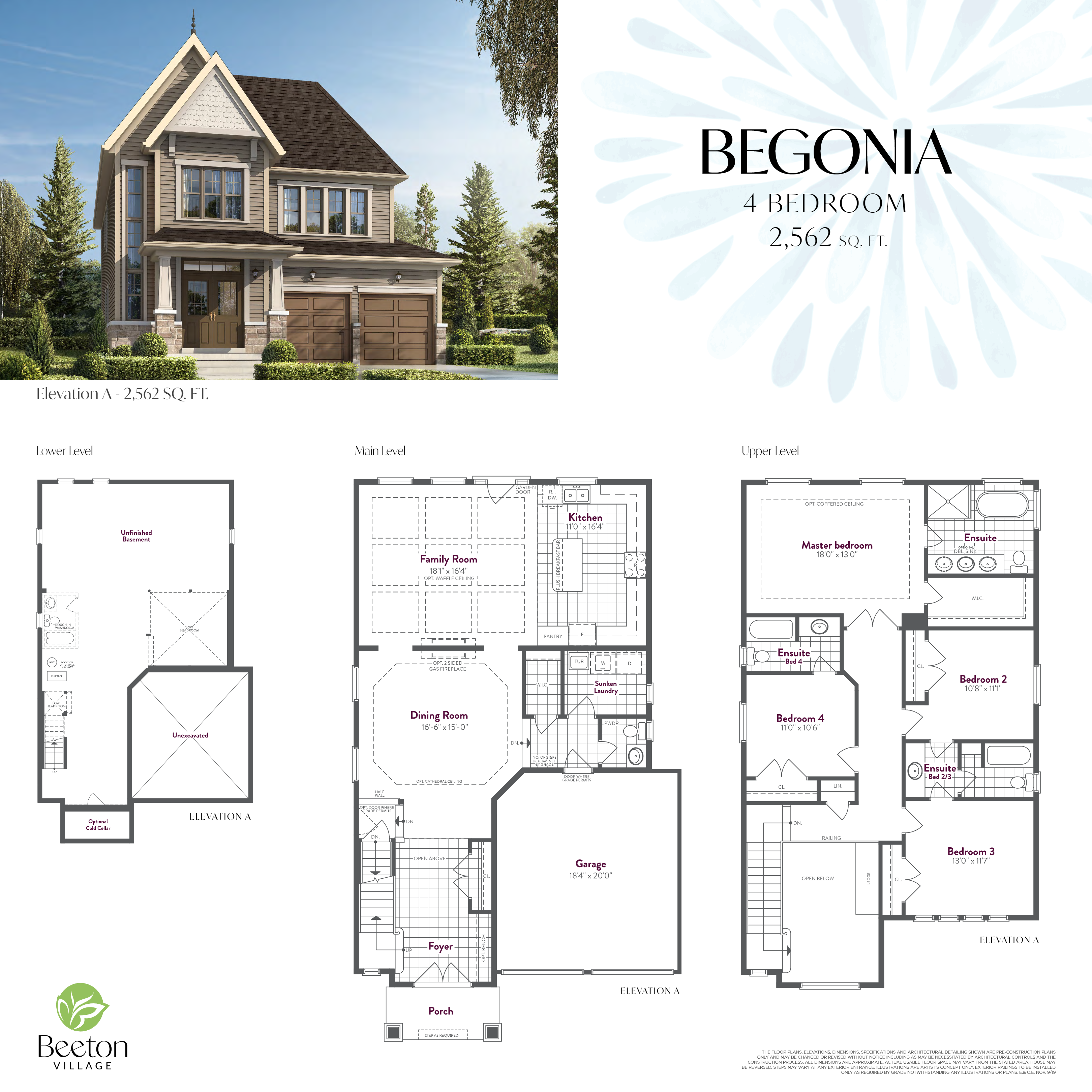 Begonia plan preview