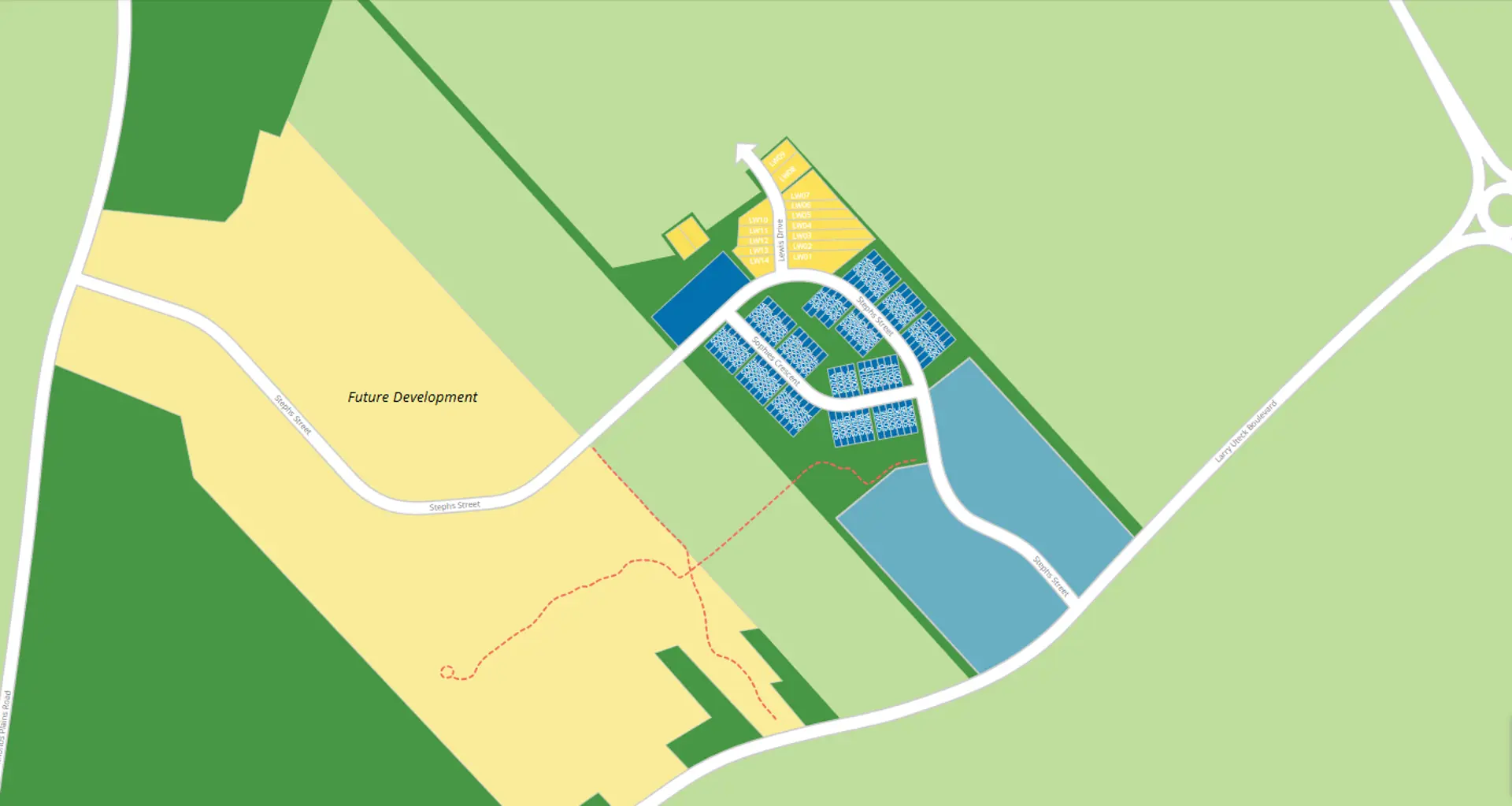 Belle Rose, Bedford. Artist’s rendering.