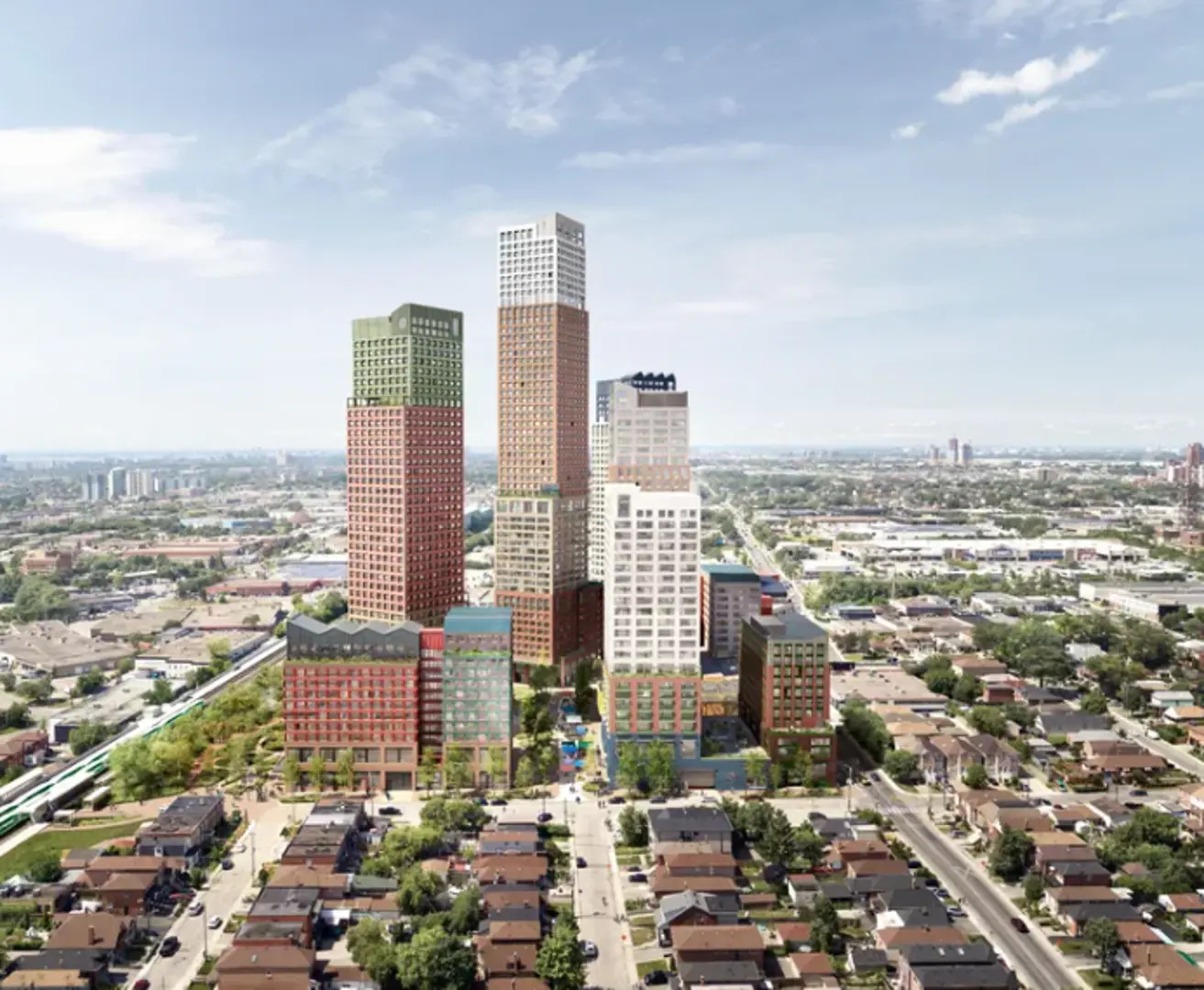Beltline Yards, Toronto. Artist’s rendering.