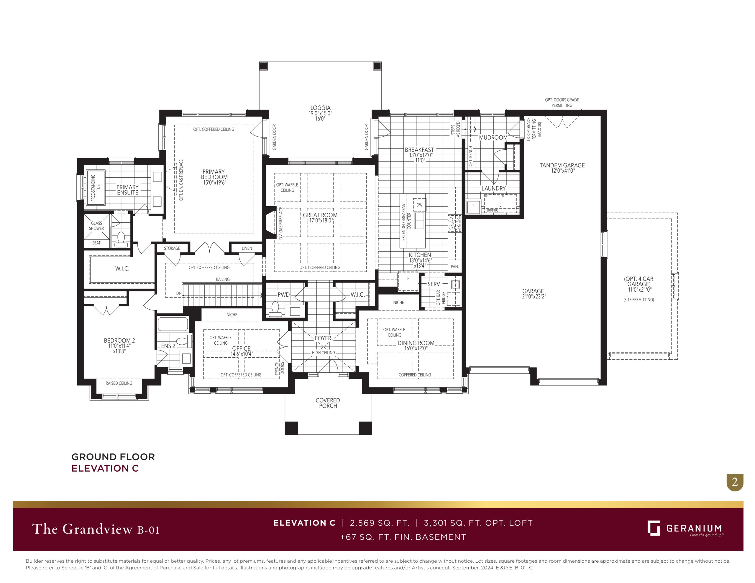 The Grandview - Elevation C plan preview