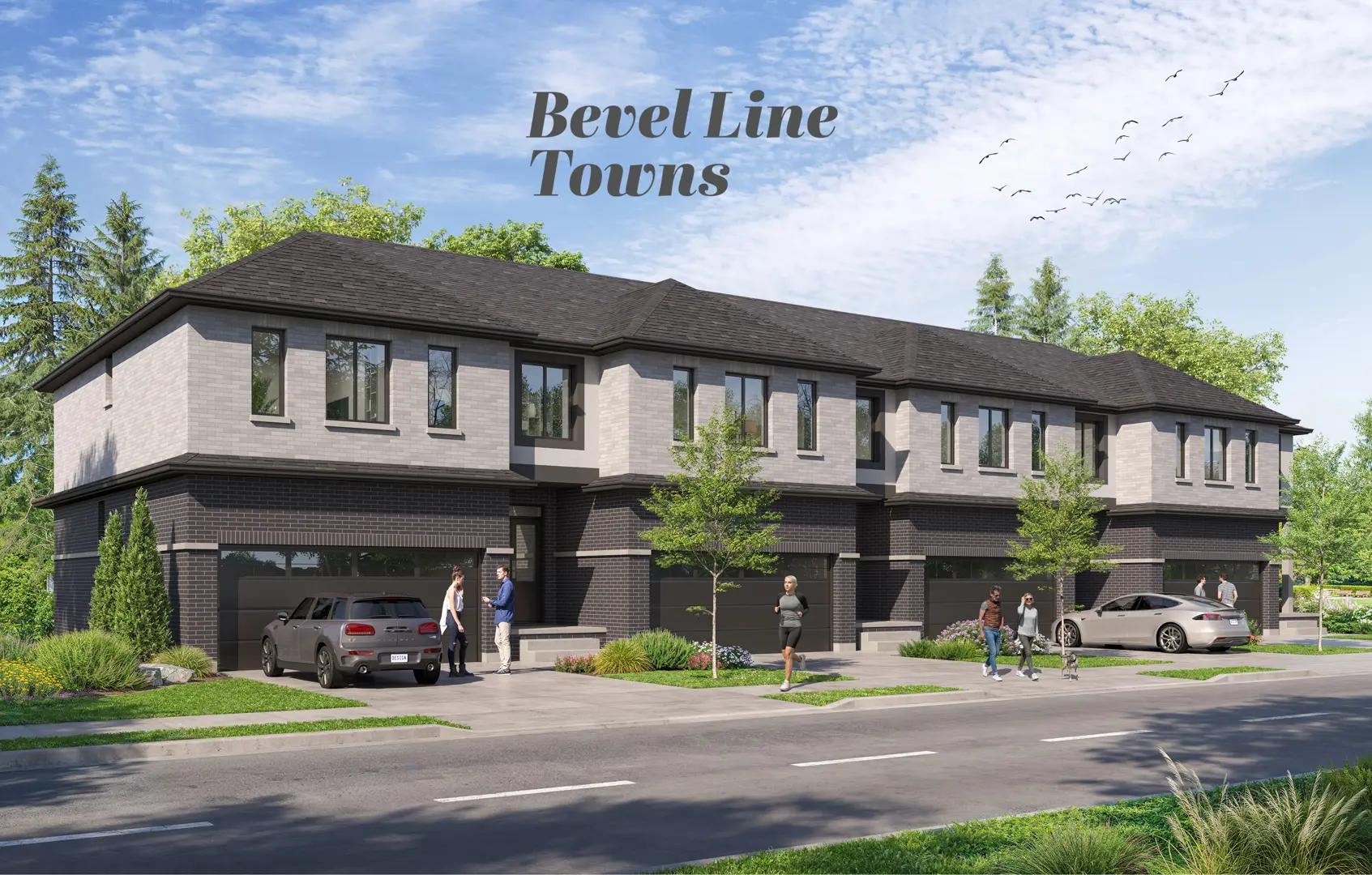 Bevel Line Towns, Leamington. Artist’s rendering.