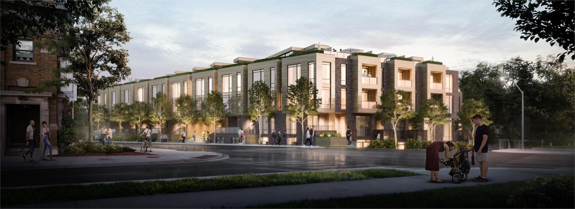 Birchcliff Urban Towns, Toronto. Artist’s rendering.