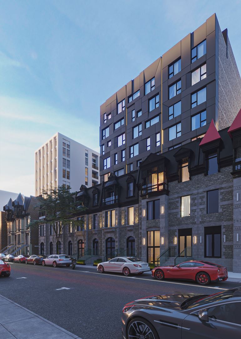 Bishop Embassy Condos, Montréal. Artist’s rendering.