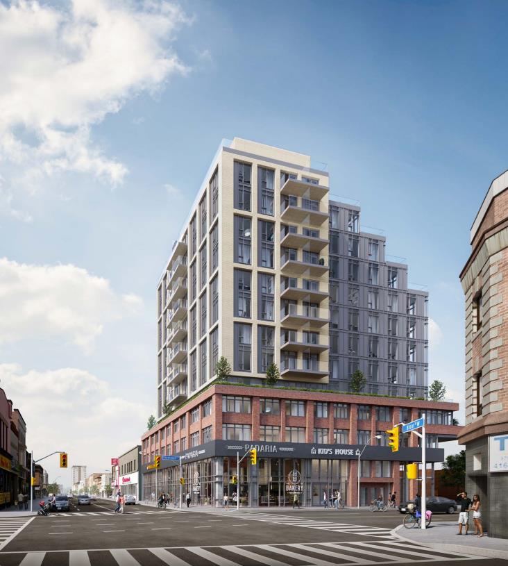 Bloor and Dovercourt Condos, Toronto. Artist’s rendering.