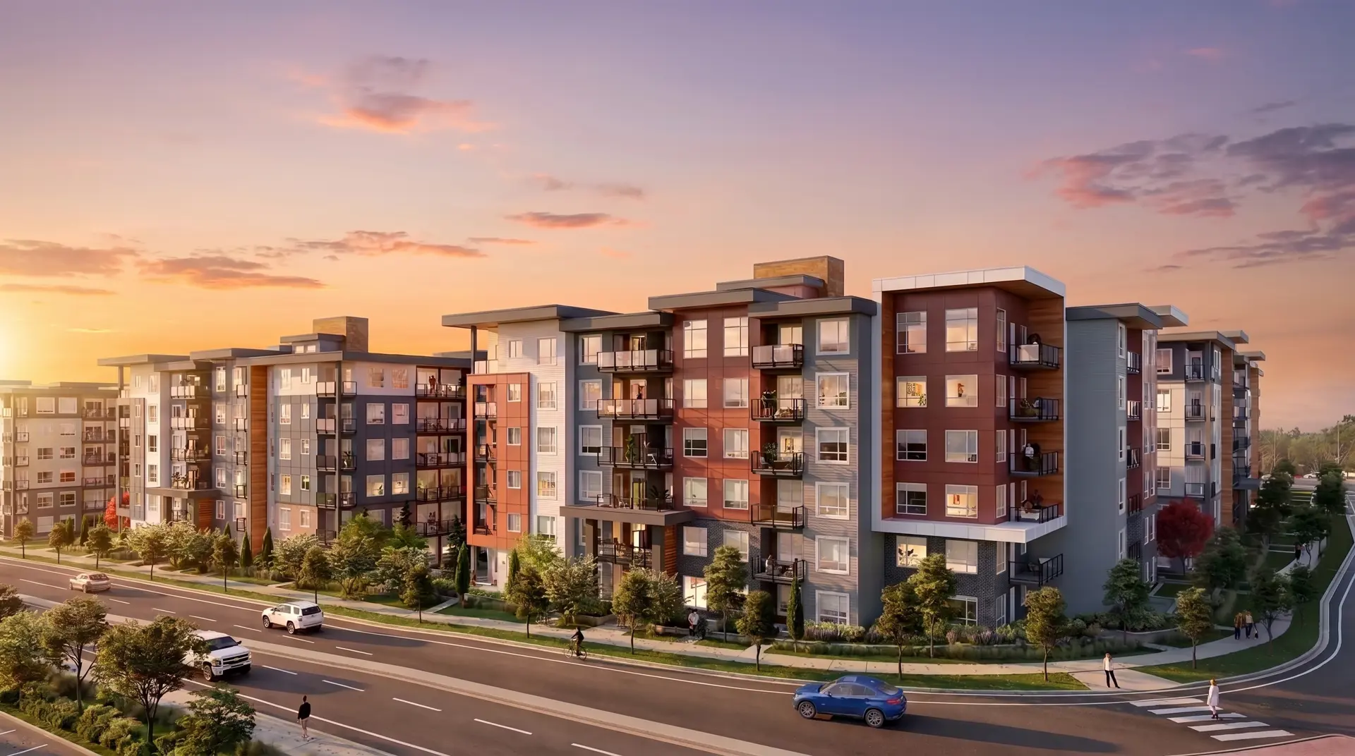 Bluejay at Highstreet Village, Abbotsford. Artist’s rendering.