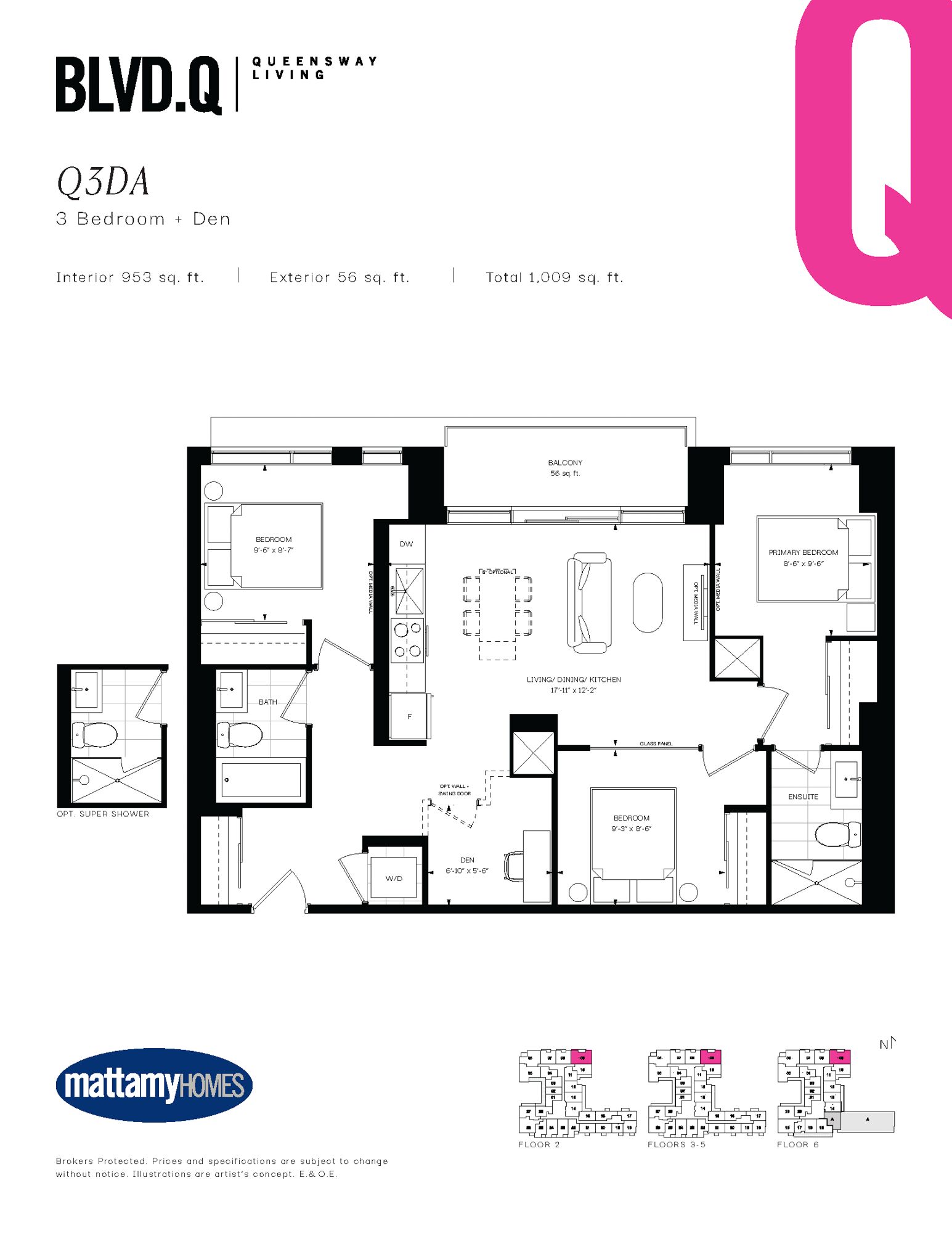 Q3DA floor plan