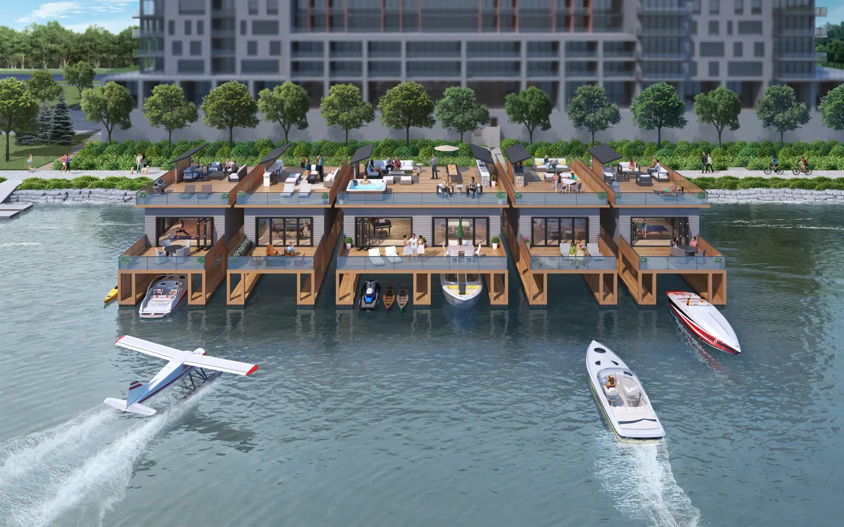 Boat Haüs, Barrie. Artist’s rendering.