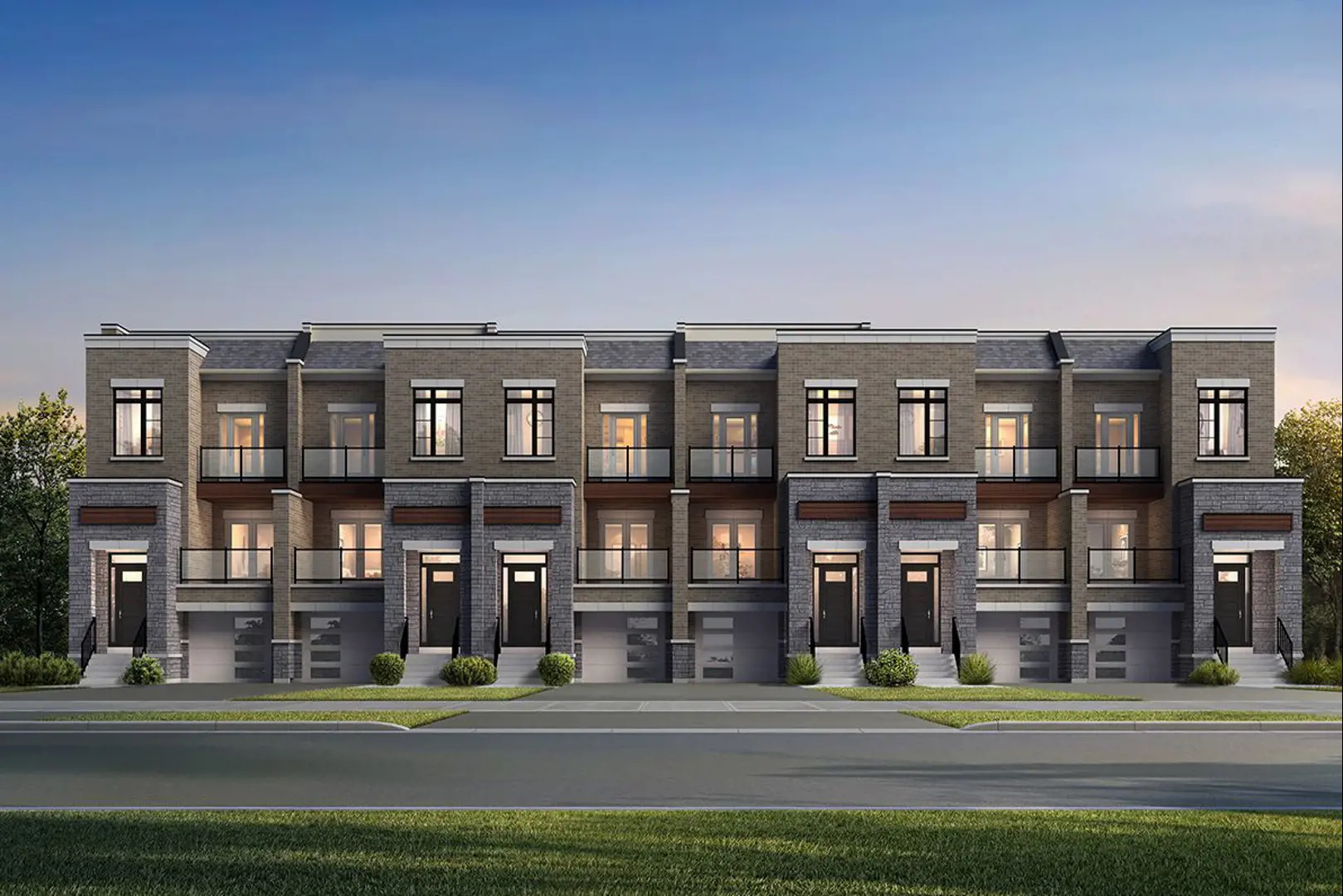 Bodhi Townhome Living rendering 4