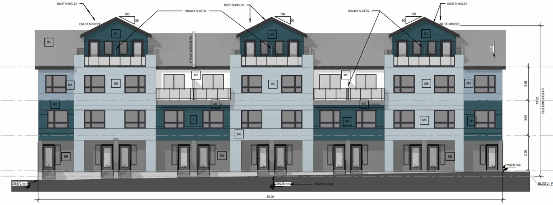 Bolton Village - Townhomes, Bolton. Artist’s rendering.