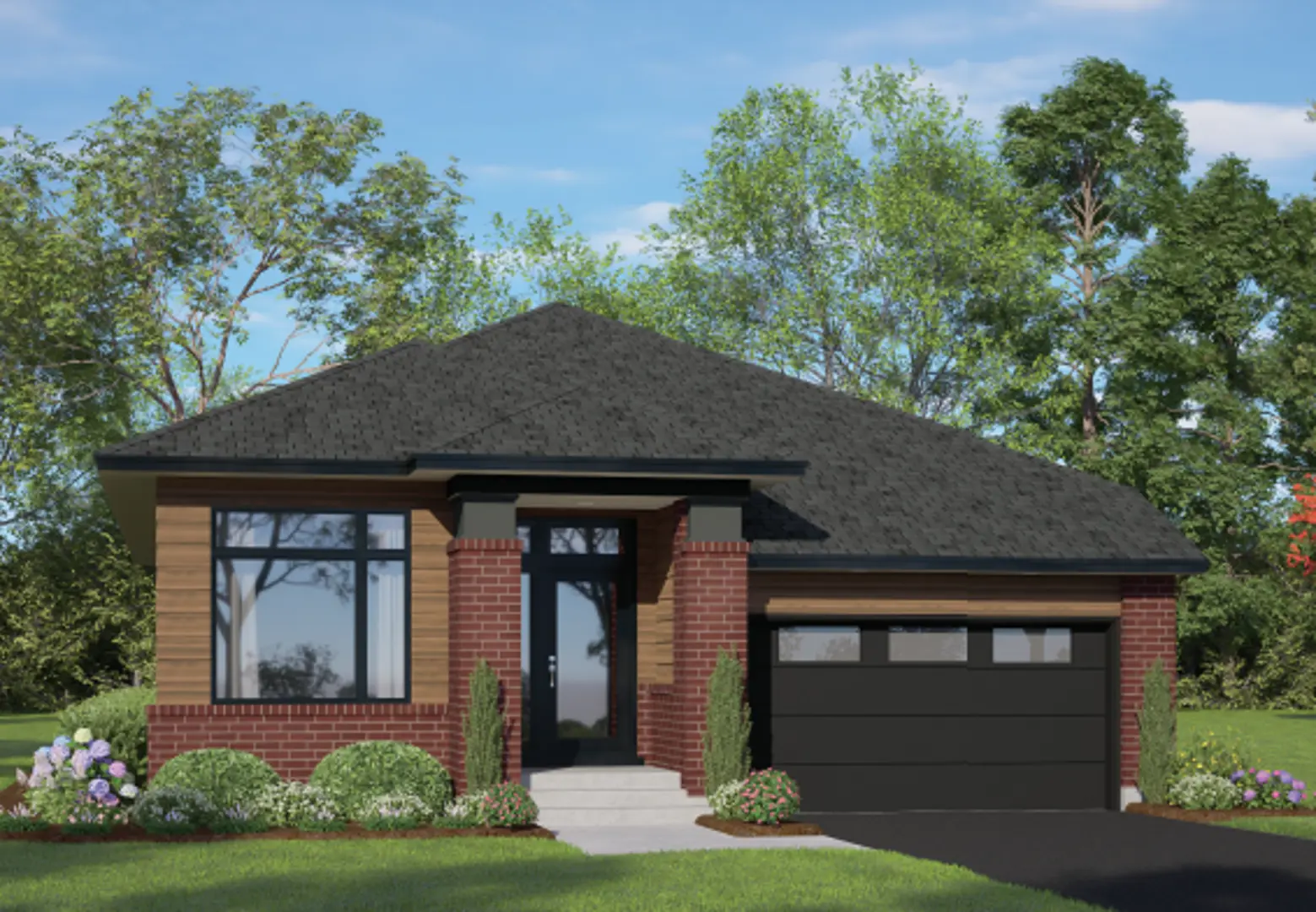 Bradley Commons - Single-Family Homes, Ottawa. Artist’s rendering.