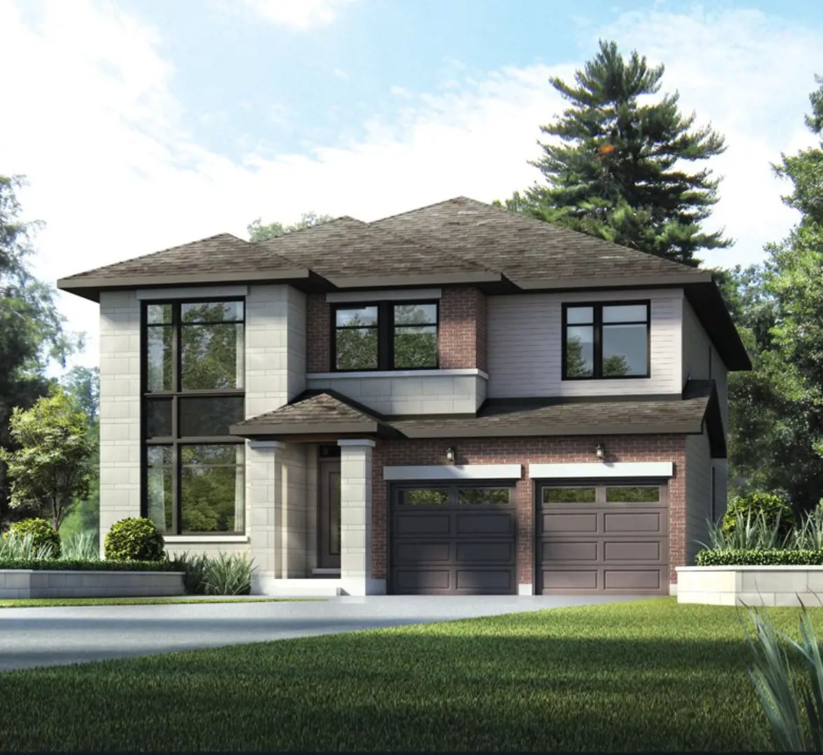 Bradley Commons - Single-Family Homes, Ottawa. Artist’s rendering.