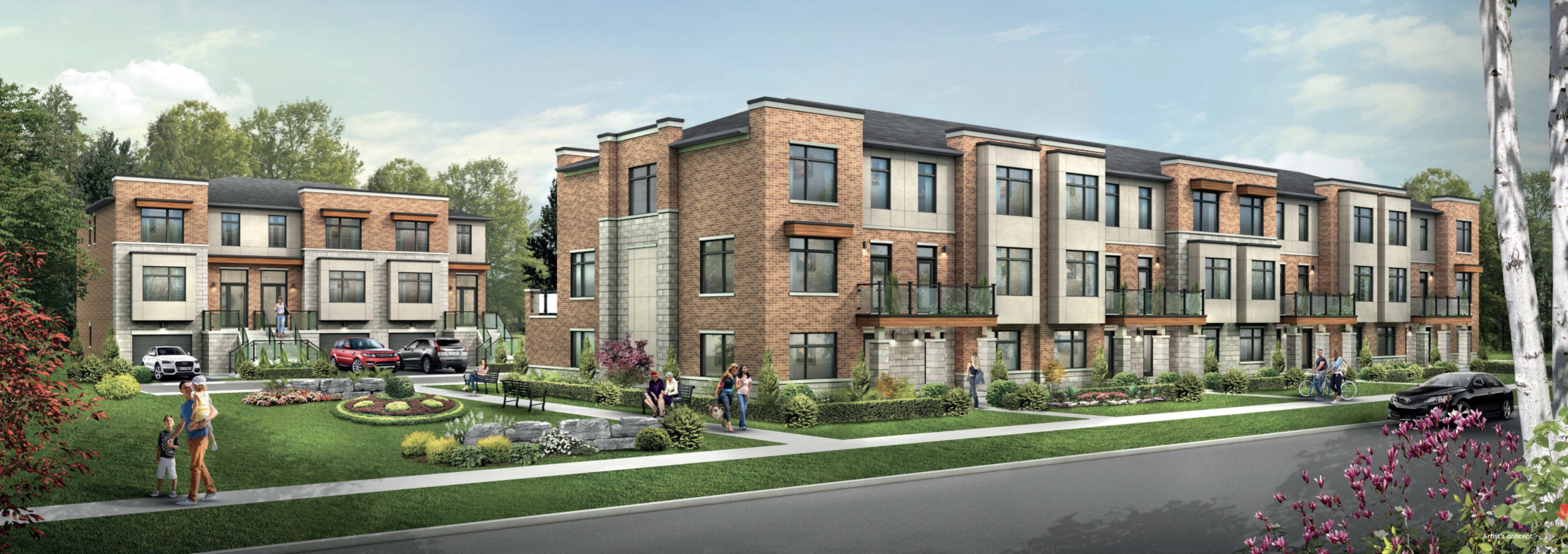 Bramalea Urban Towns, Brampton. Artist’s rendering.