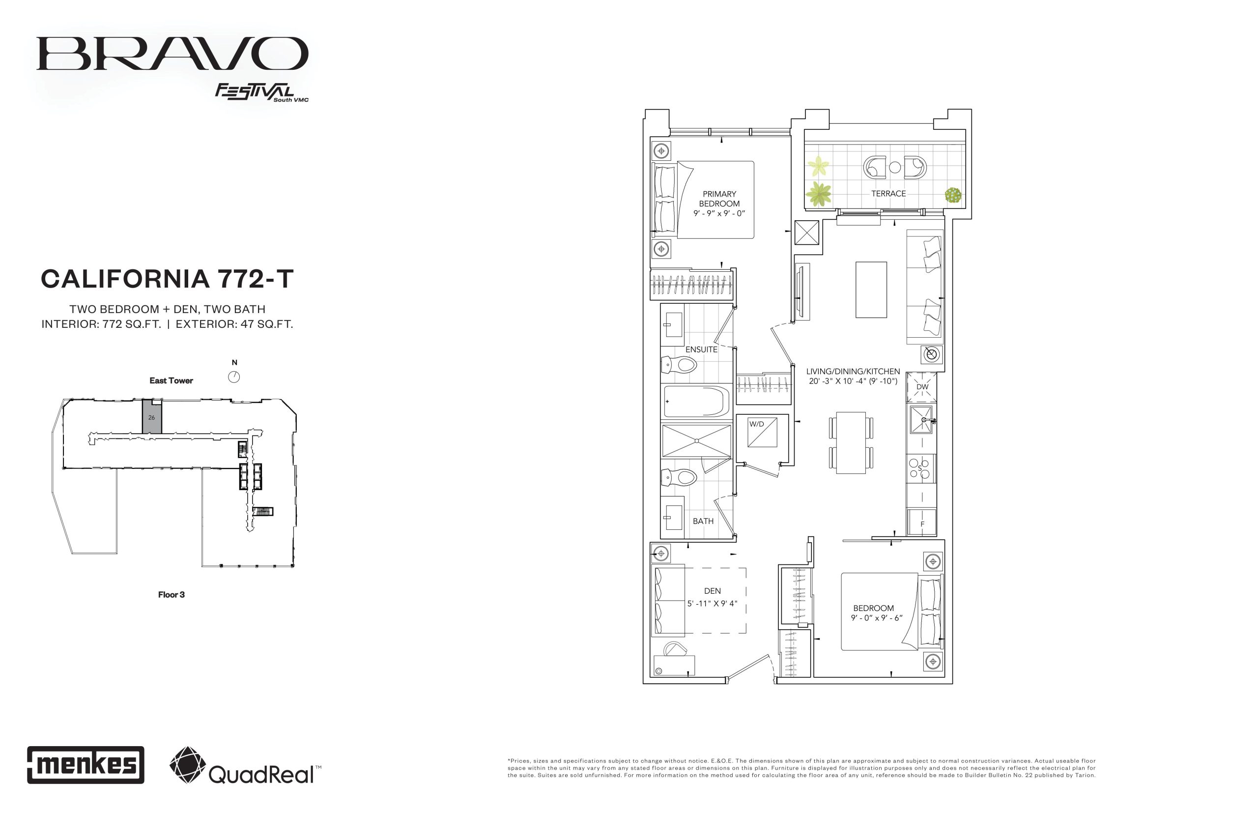 California 772-T floor plan