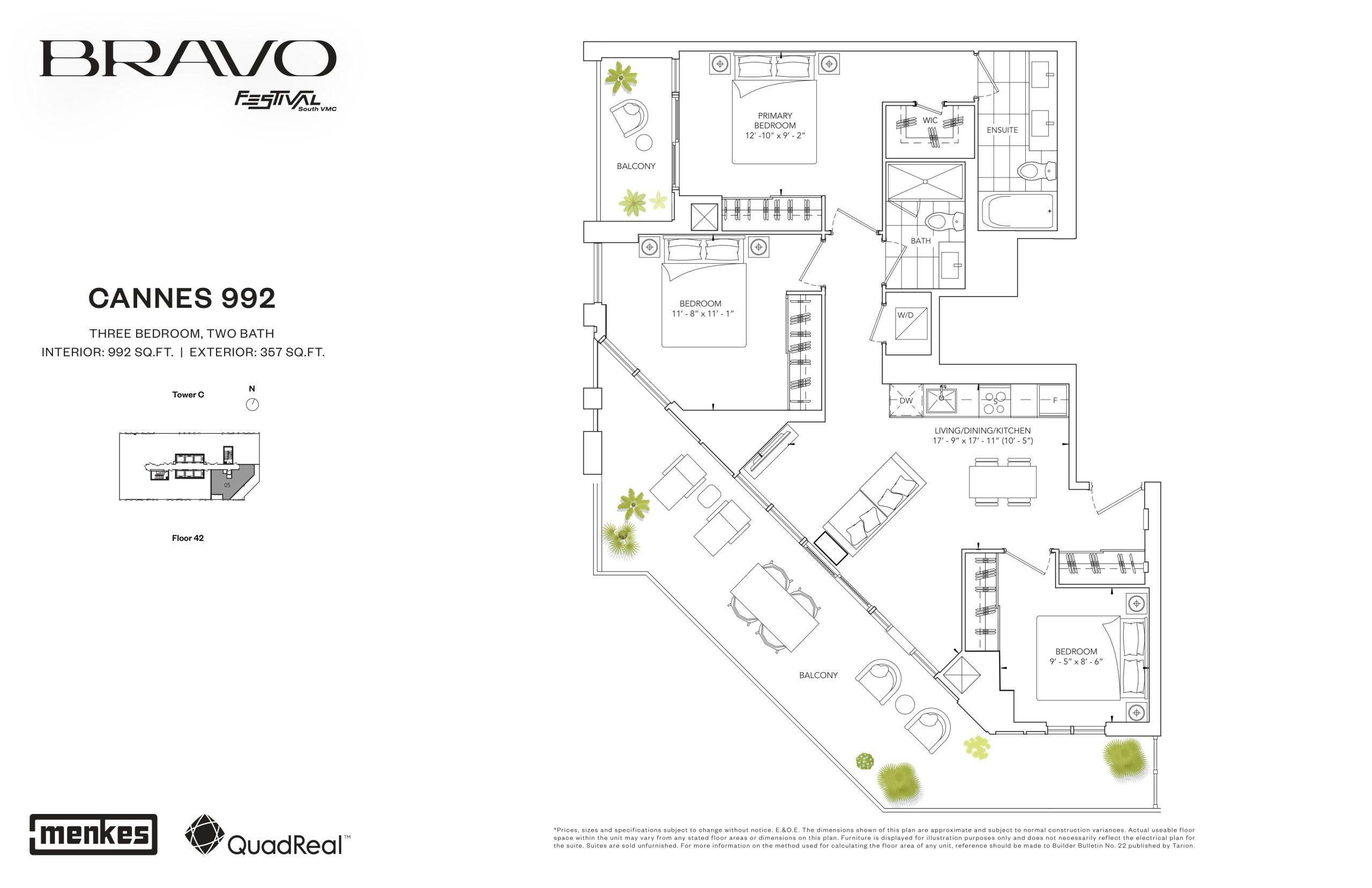 Cannes 992 floor plan