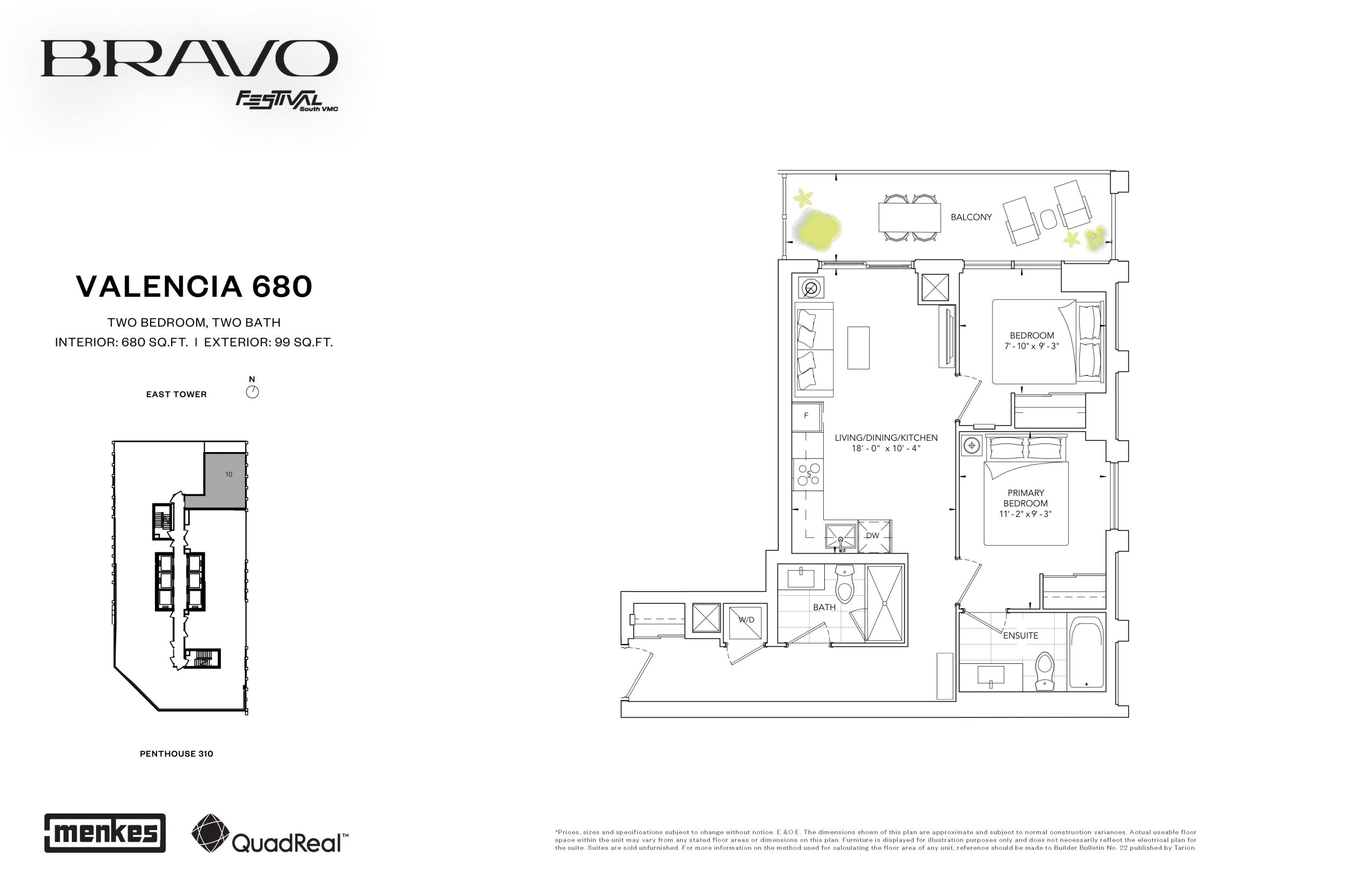 Valencia 680 floor plan