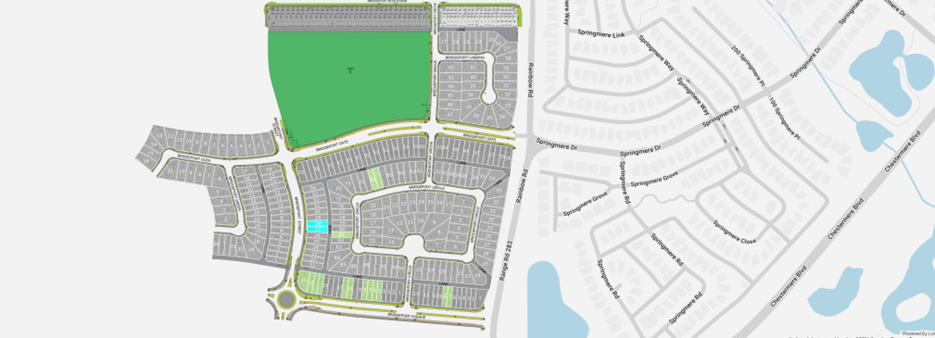 Bridgeport, Chestermere. Artist’s rendering.