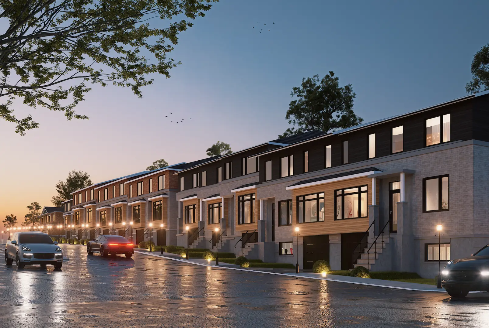 Bridle Homes, Oshawa. Artist’s rendering.