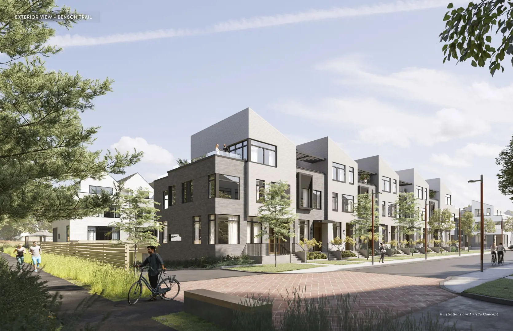 Brightwater Towns, Mississauga. Artist’s rendering.