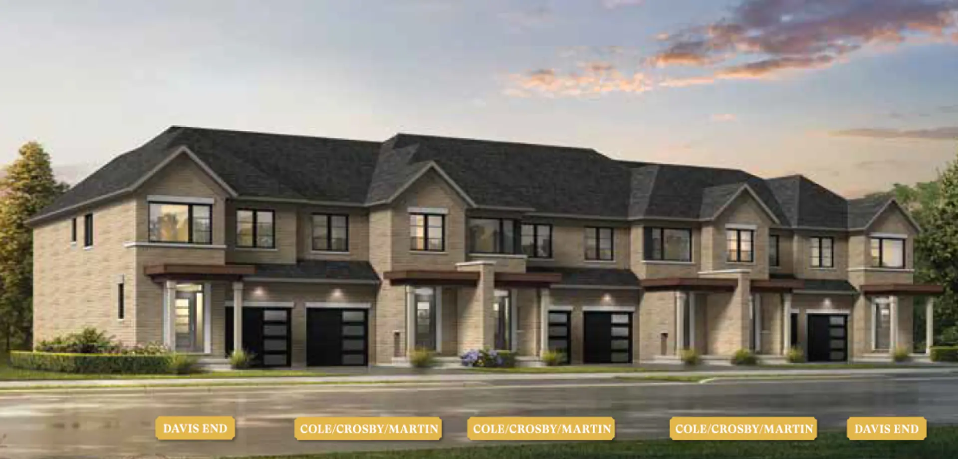 Brooklin Trails - Townhomes, Whitby. Artist’s rendering.
