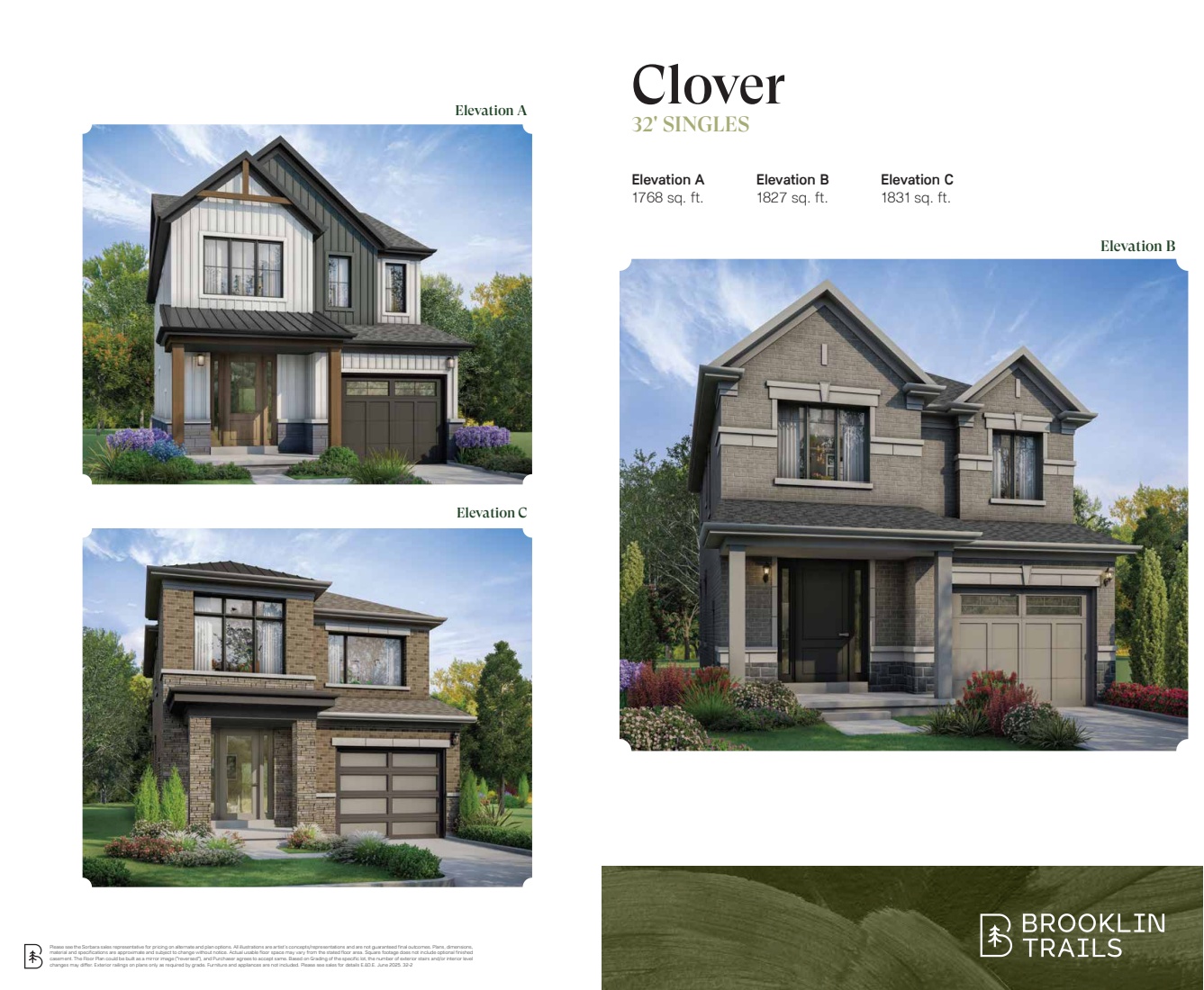 Clover - Elev. A plan preview