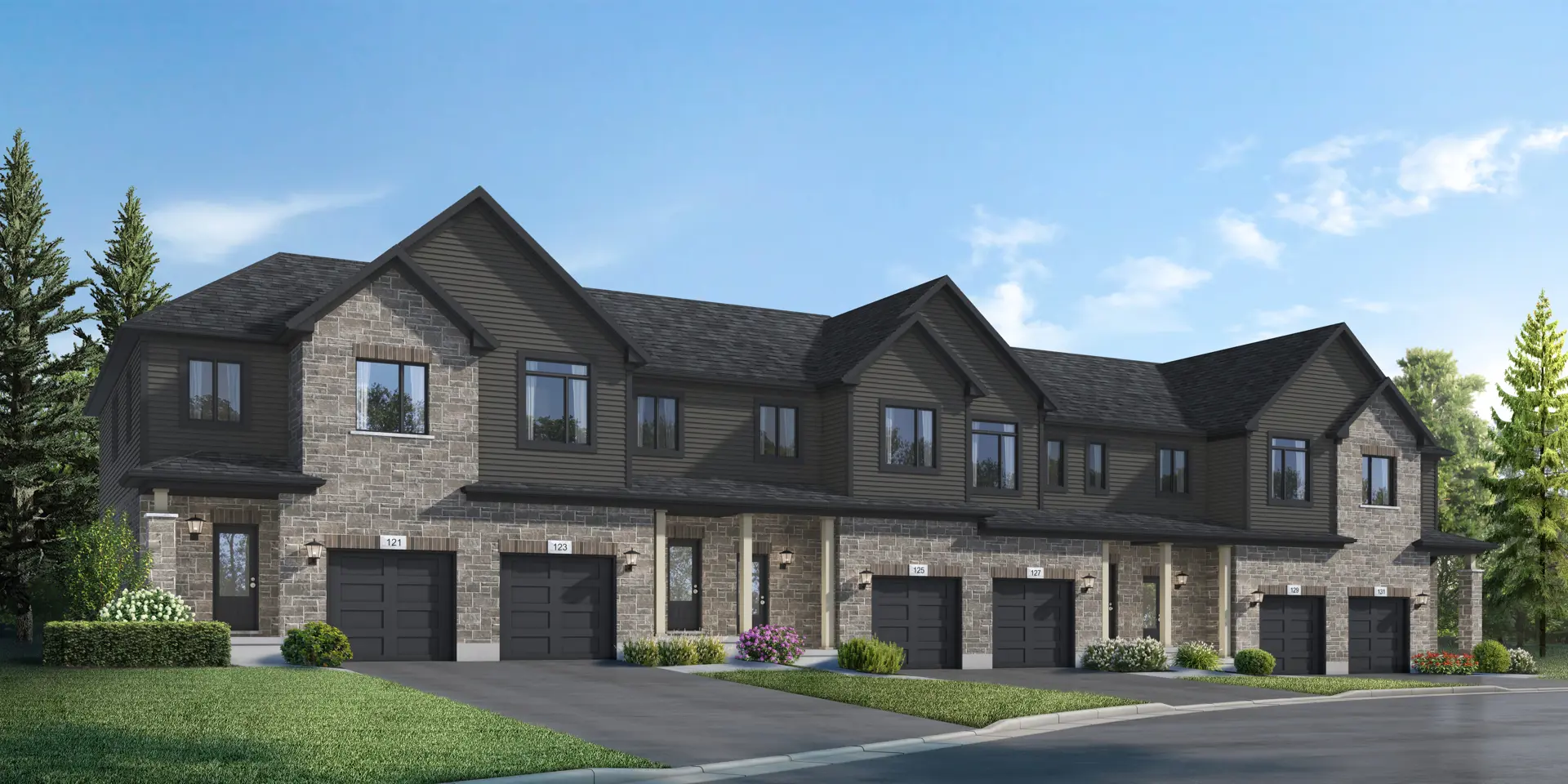 Cadence - Townhomes, Cambridge. Artist’s rendering.