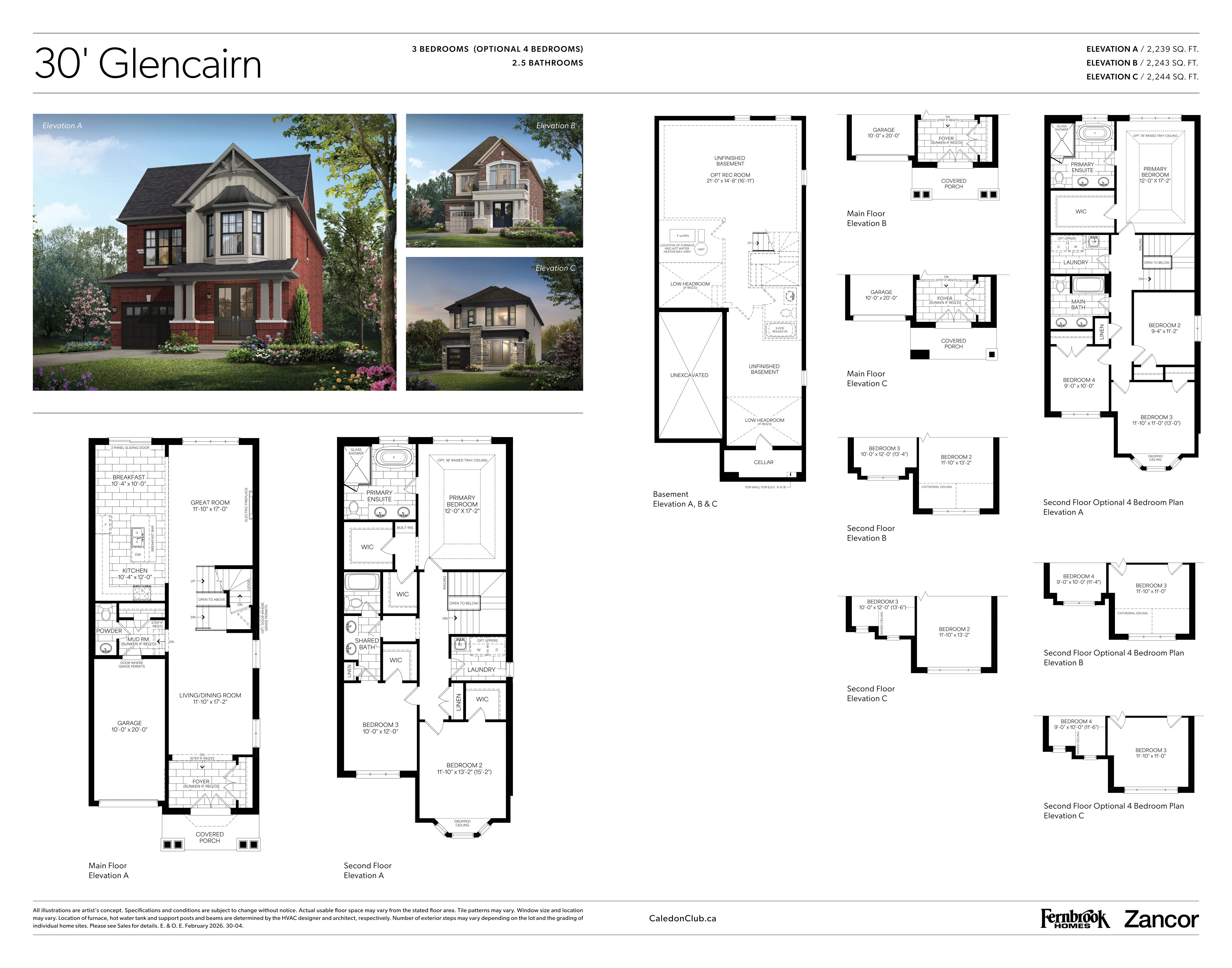 Glencairn - Elev. B plan preview